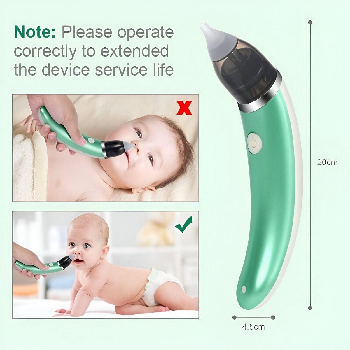 Aspirador Nasal Recargable Bebé Lechón Limpiador Jhn-3