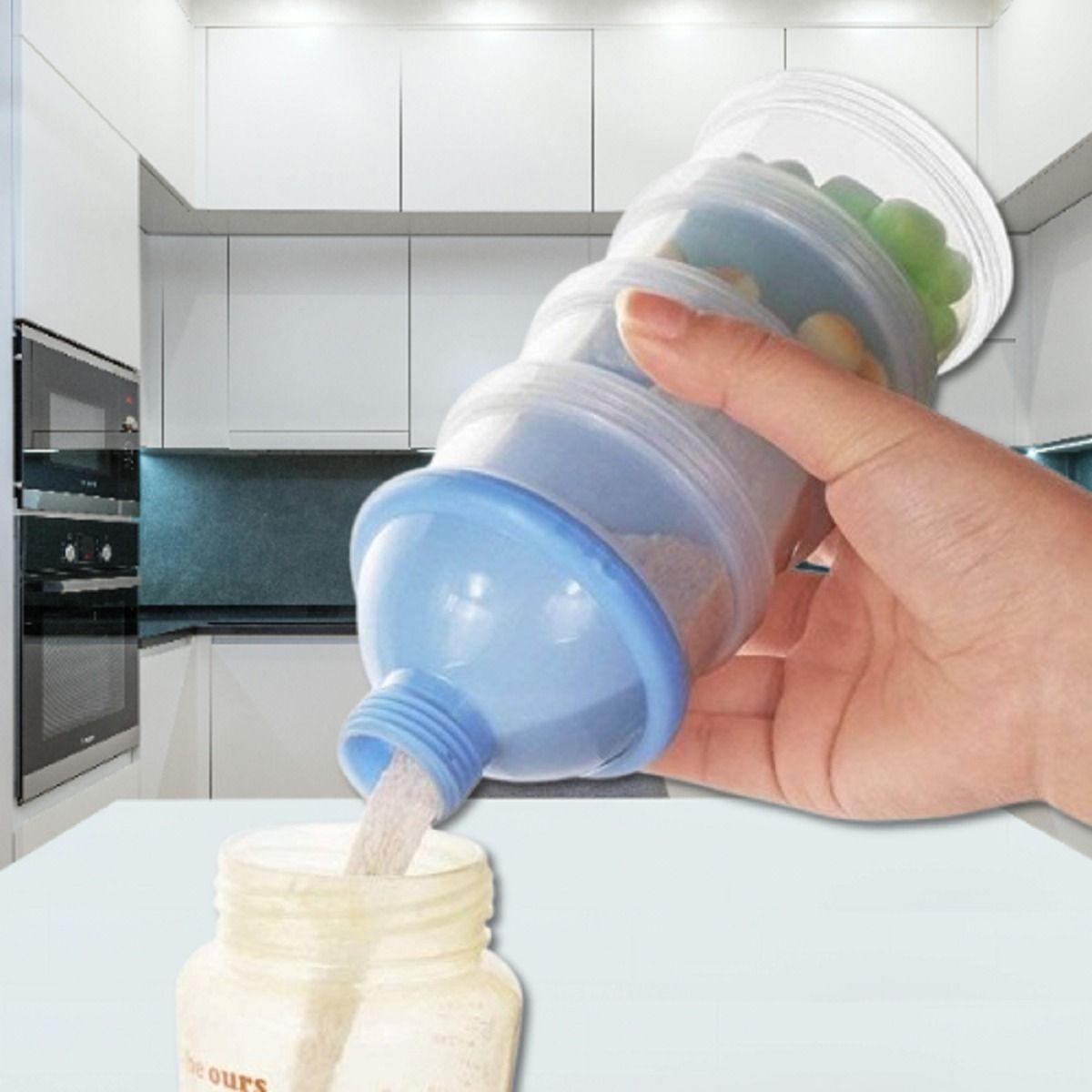 Set 5 Dosificador Dispensador Portatil Leche Bebe Lau-8