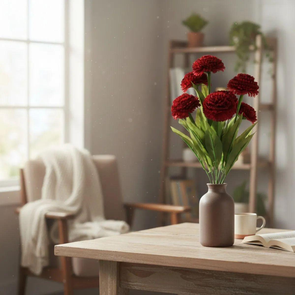 Set 2 Ramo Floral Botánico Ornamental Artificial Adorno Jhn-9