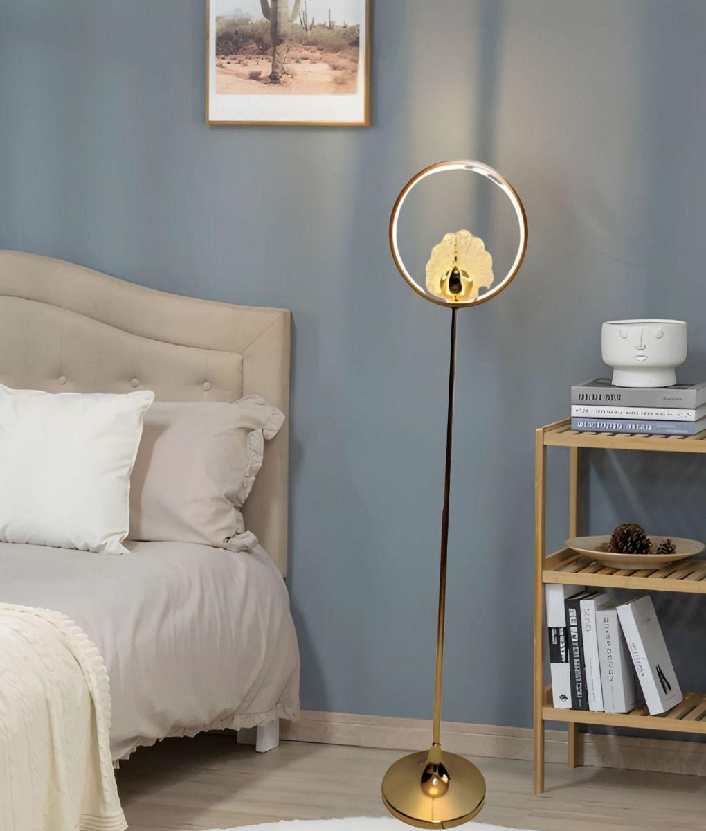 Lámpara Pie Minimalista Decorativa Pedestal Vertical Jhn-7