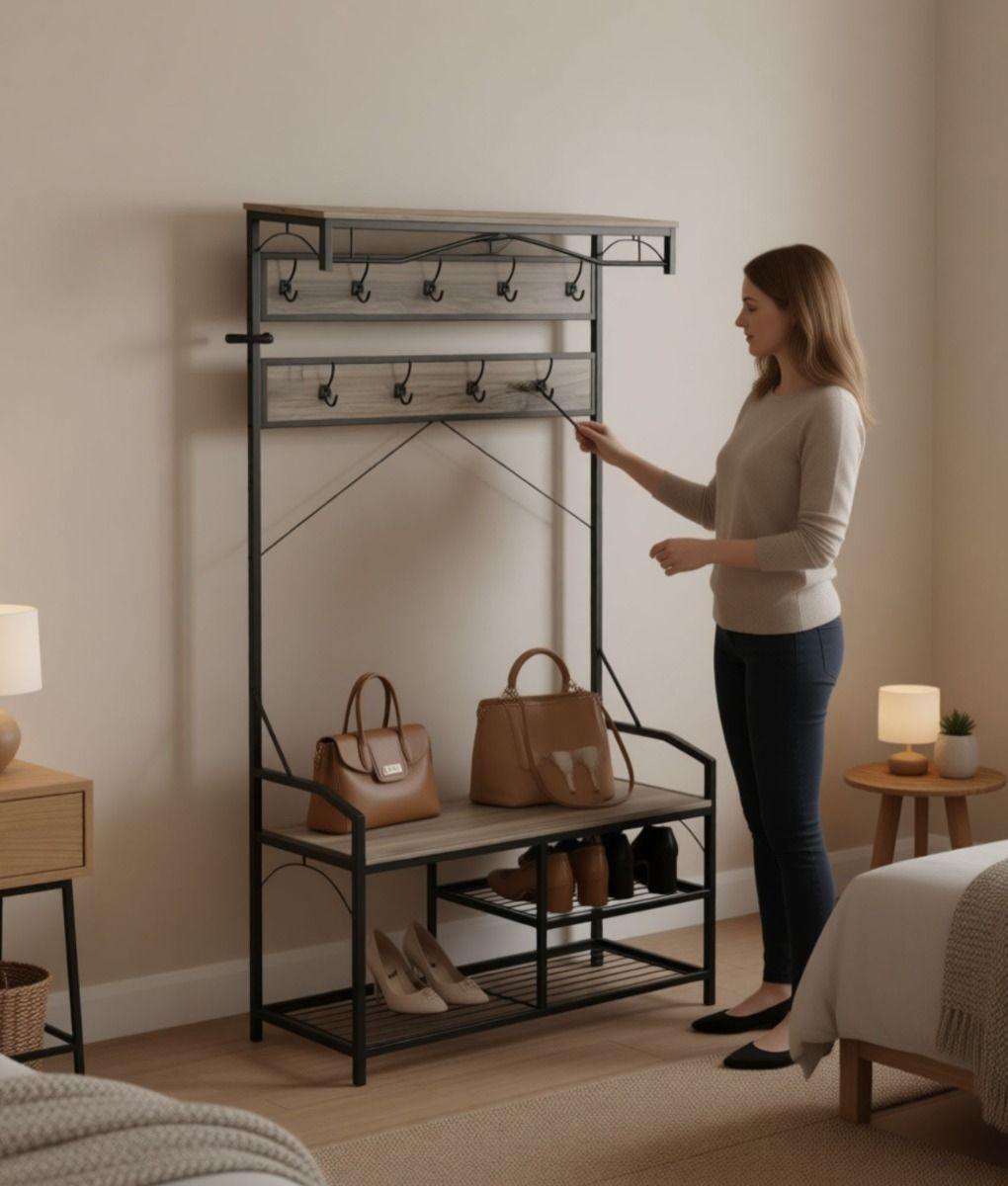 Perchero Multifuncional Decorativo Organizador Múltiple Jhn-3