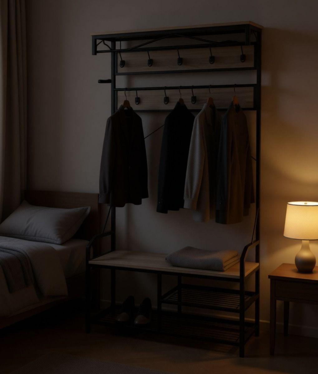 Perchero Multifuncional Decorativo Organizador Múltiple Jhn-8