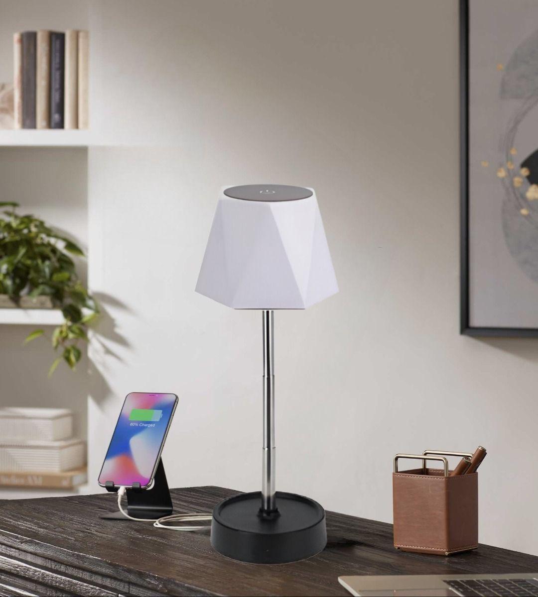 Lámpara Portátil LED Recargable Ajustable Mesa Jhn-8