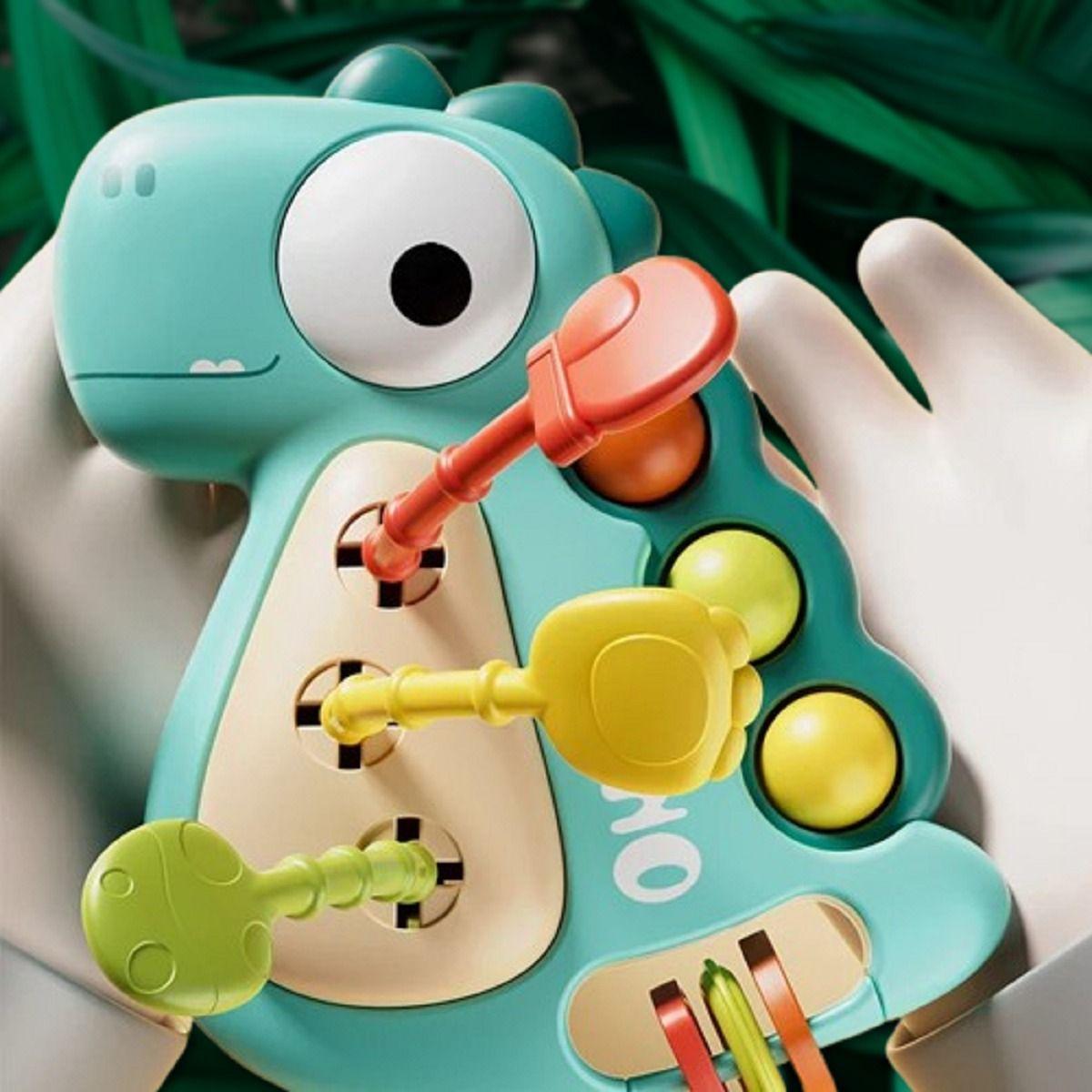 Set 2 Mordedor Forma Dinosaurio Denticion Sensorial Bebe Lau-4