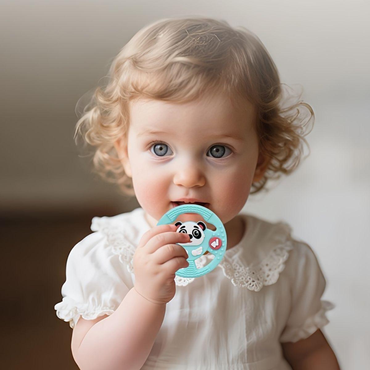 SET 5 MORDEDORES RASCA ENCIAS FORMA ANILLO DISEÑO PANDA LAU-1