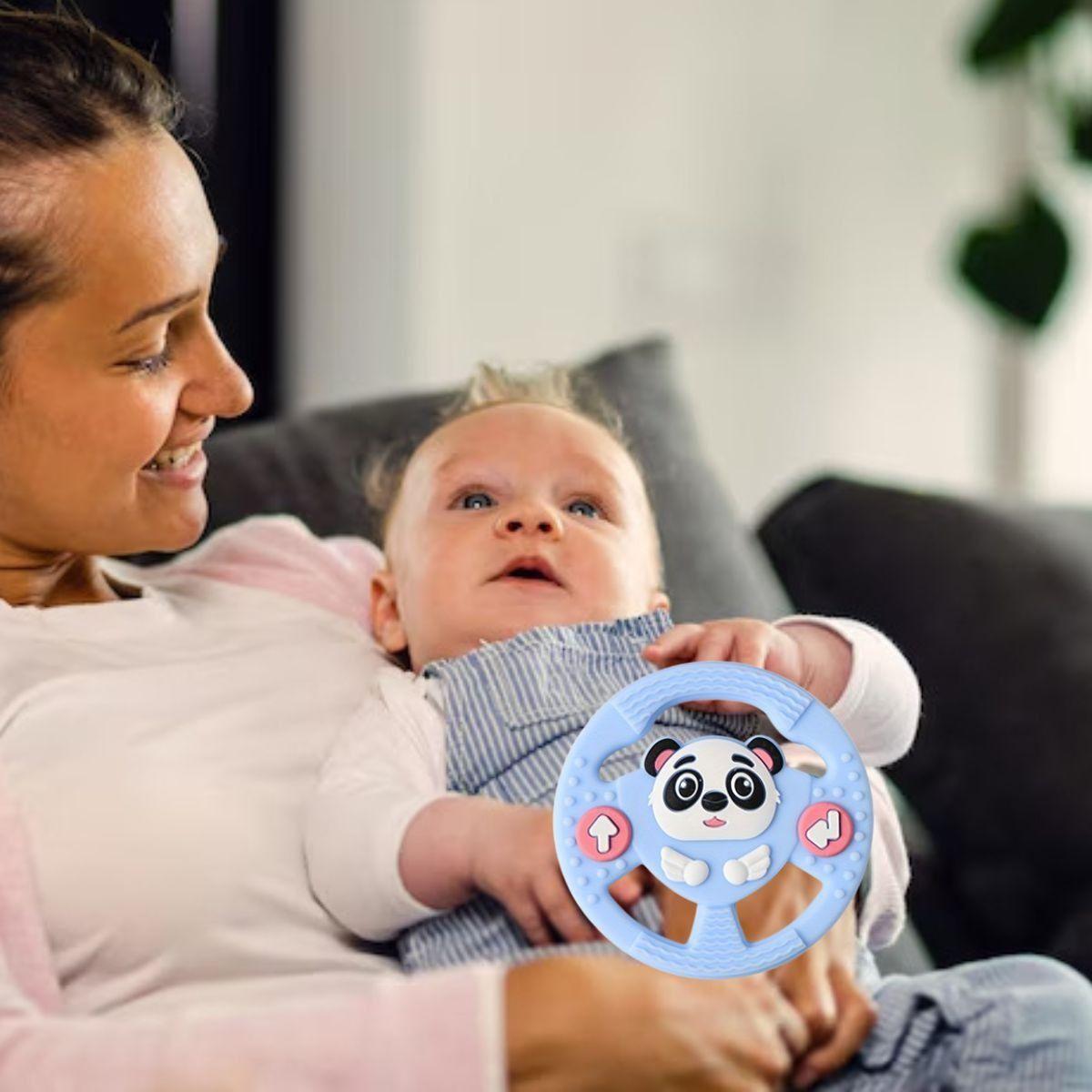 SET 5 MORDEDORES RASCA ENCIAS FORMA ANILLO DISEÑO PANDA LAU-7