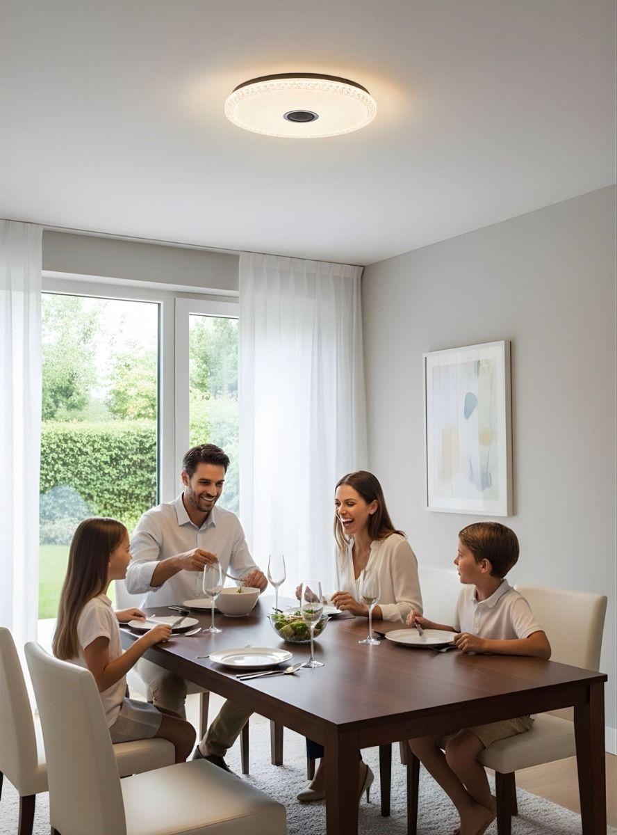 Lámpara Techo Decorativa Estilo Sofisticado Plafón Jhn-2