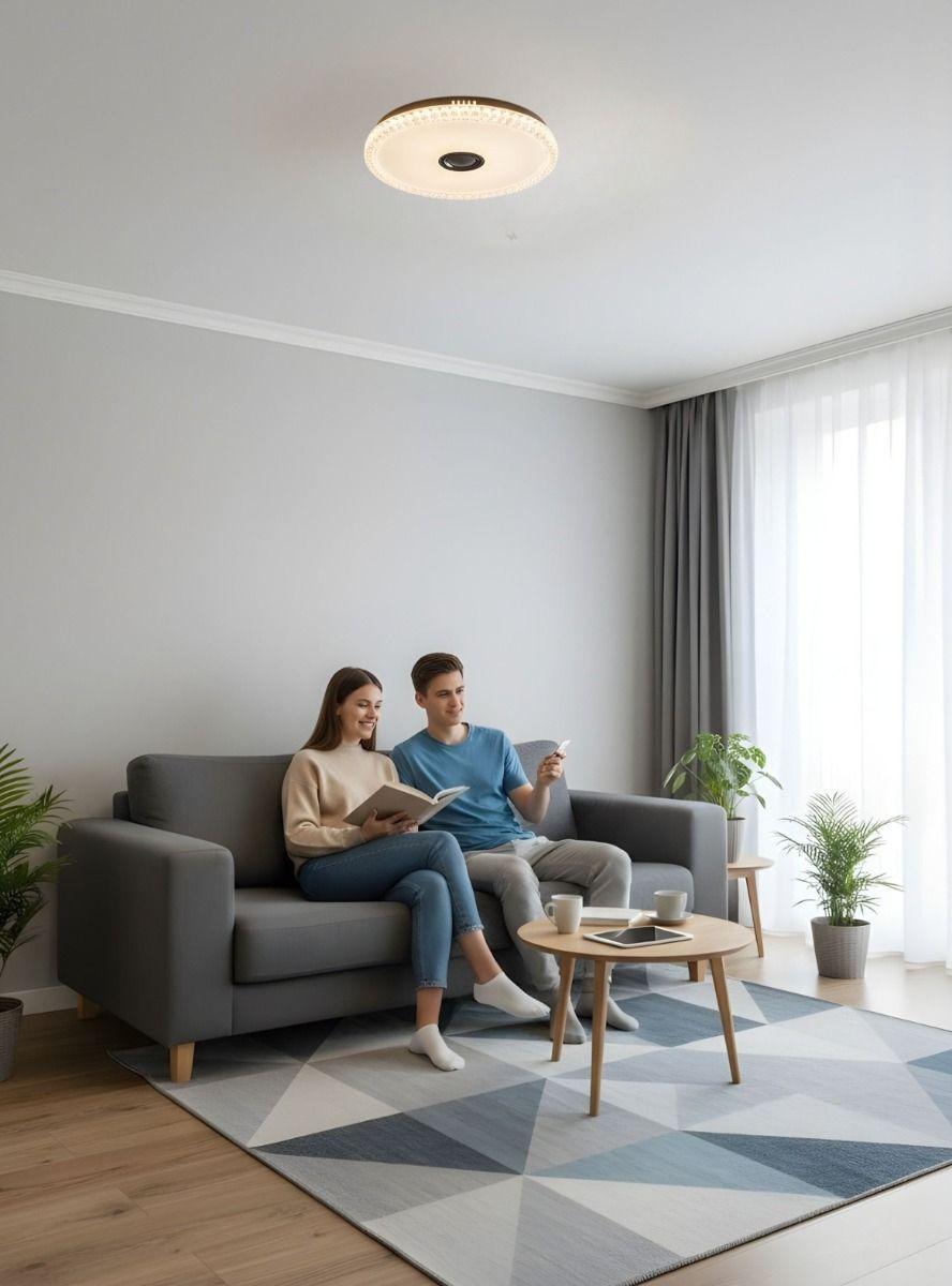 Lámpara Techo Decorativa Estilo Sofisticado Plafón Jhn-4