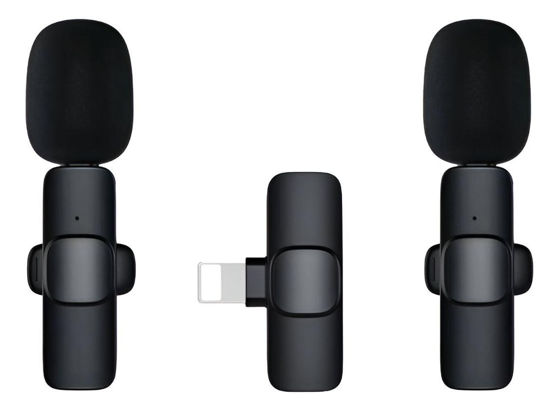 MICRÓFONO INALÁMBRICO Lavalier Clip Tipo C Plug-Play-0