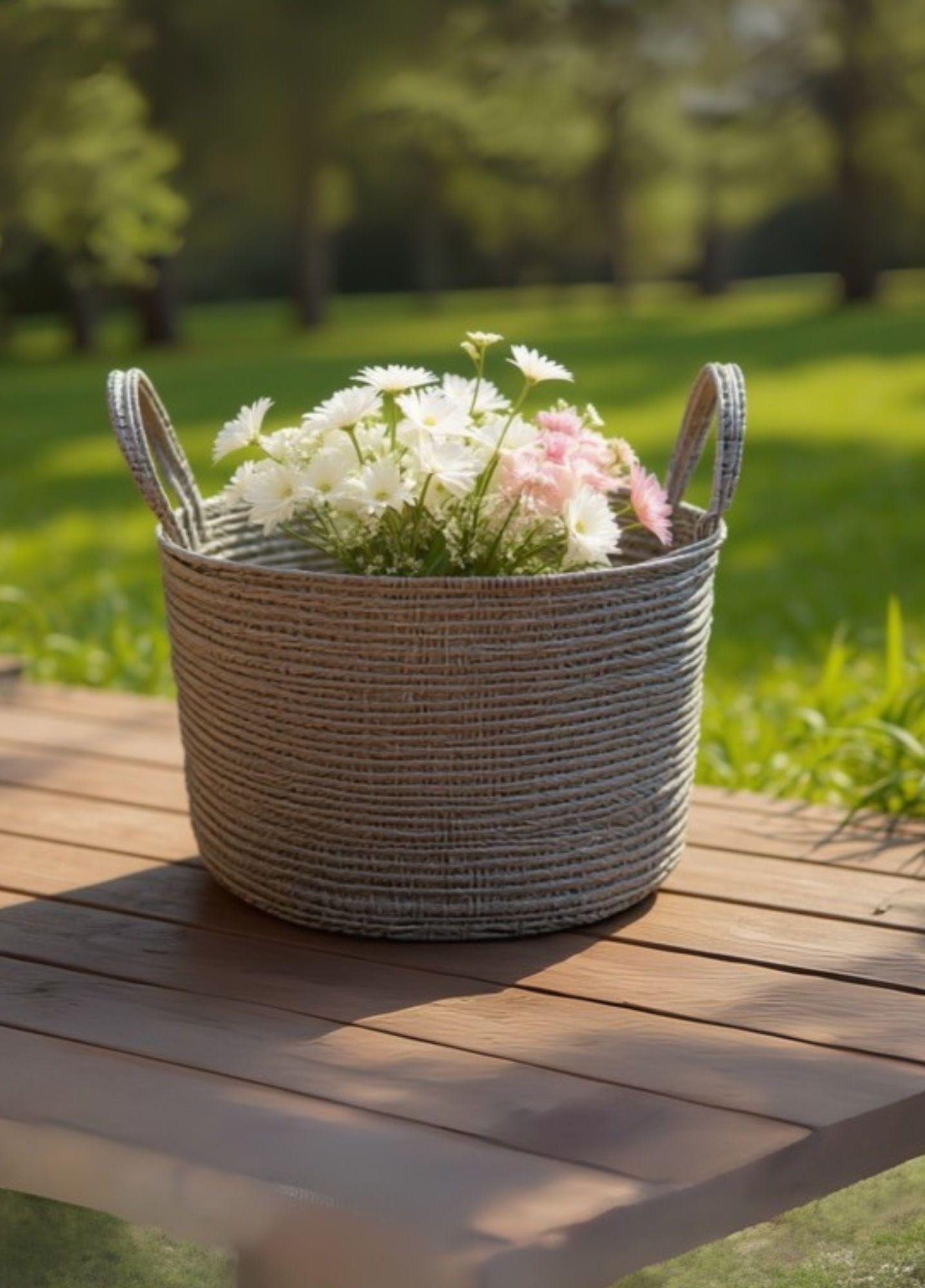 Canasto Decorativo Almacenamiento Organizador Hogar Jhn-5