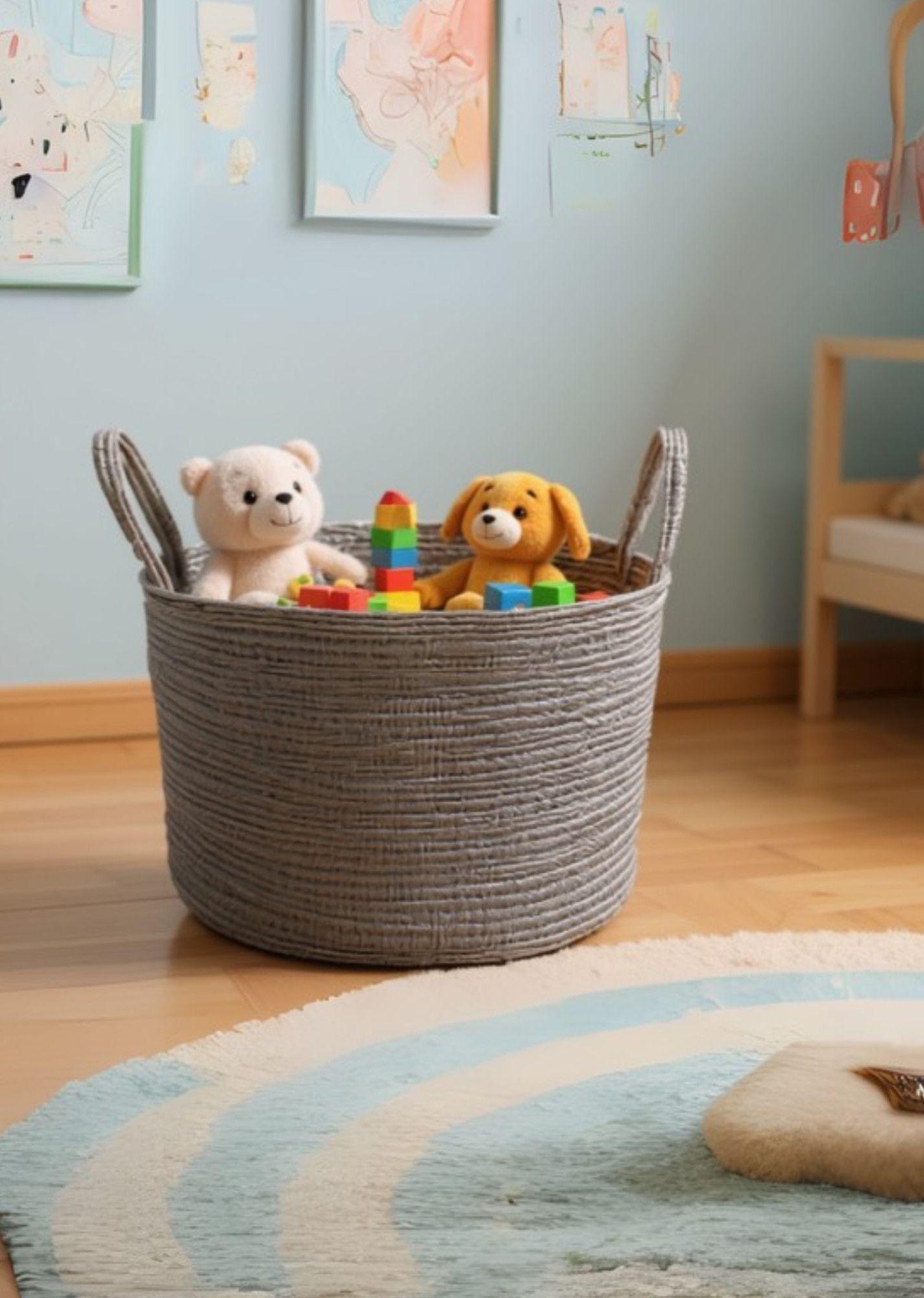 Canasto Decorativo Almacenamiento Organizador Hogar Jhn-6