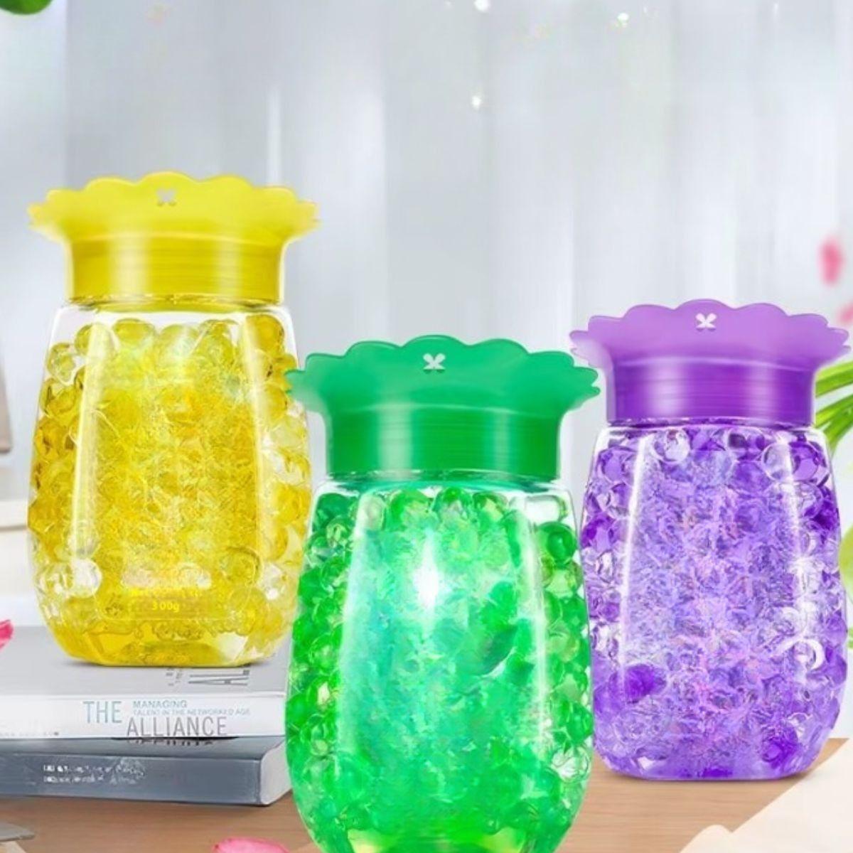 Set 4 Ambientador Decorativo Perlas Aromatizante Gel Jhn-3