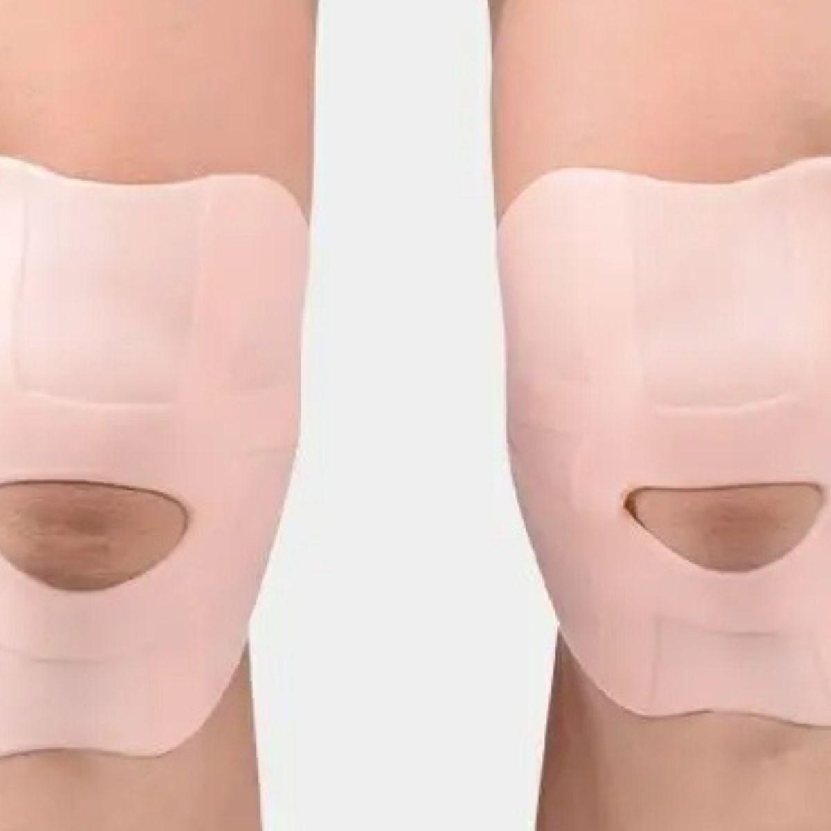 SET 4 RODILLERA DE SILICONA SOPORTE ELASTICA TERAPEUTICO LAU-3