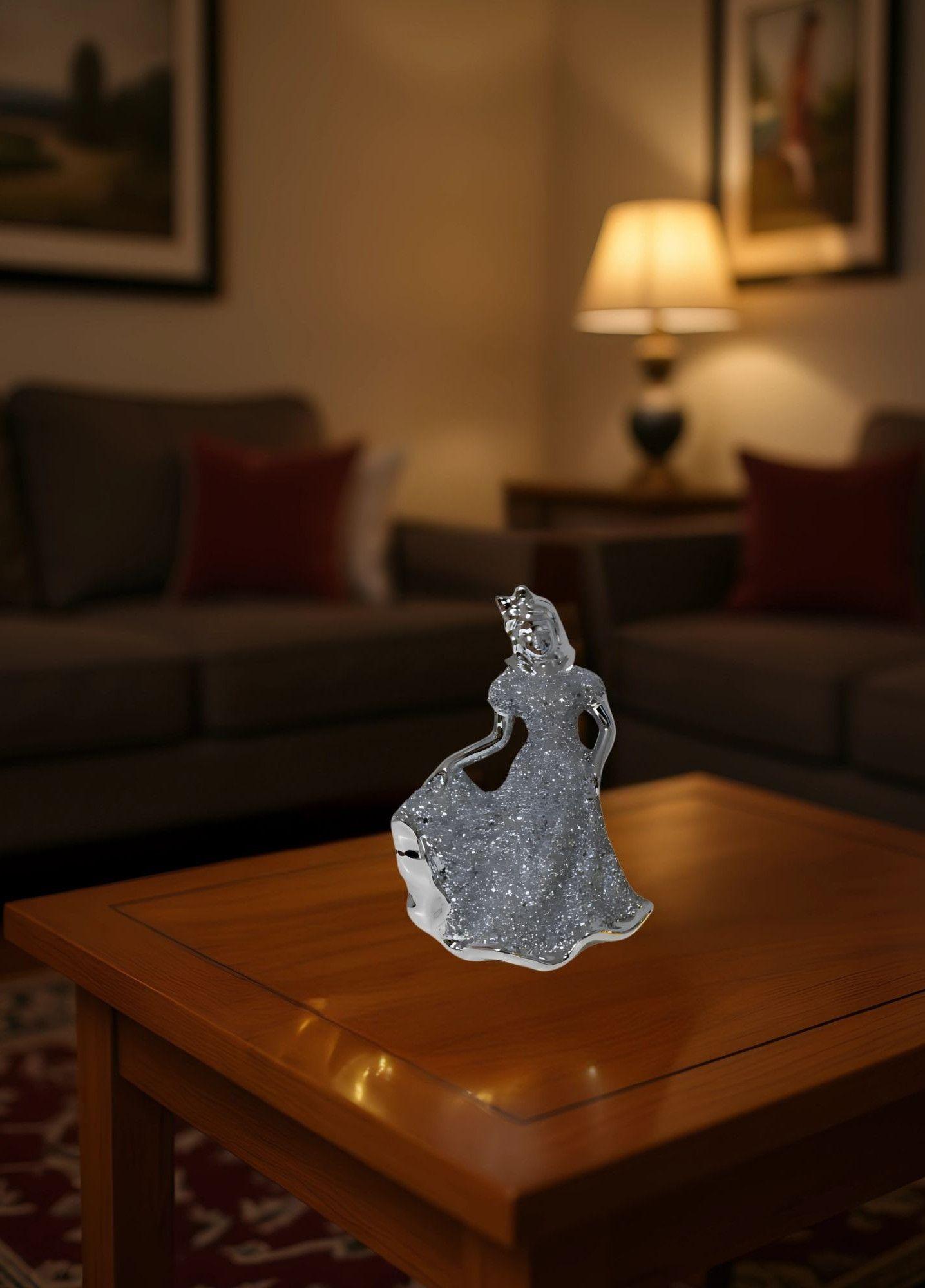 Figura Decorativa Dama Vestio Adorno Estatua Hogar Jhn-6