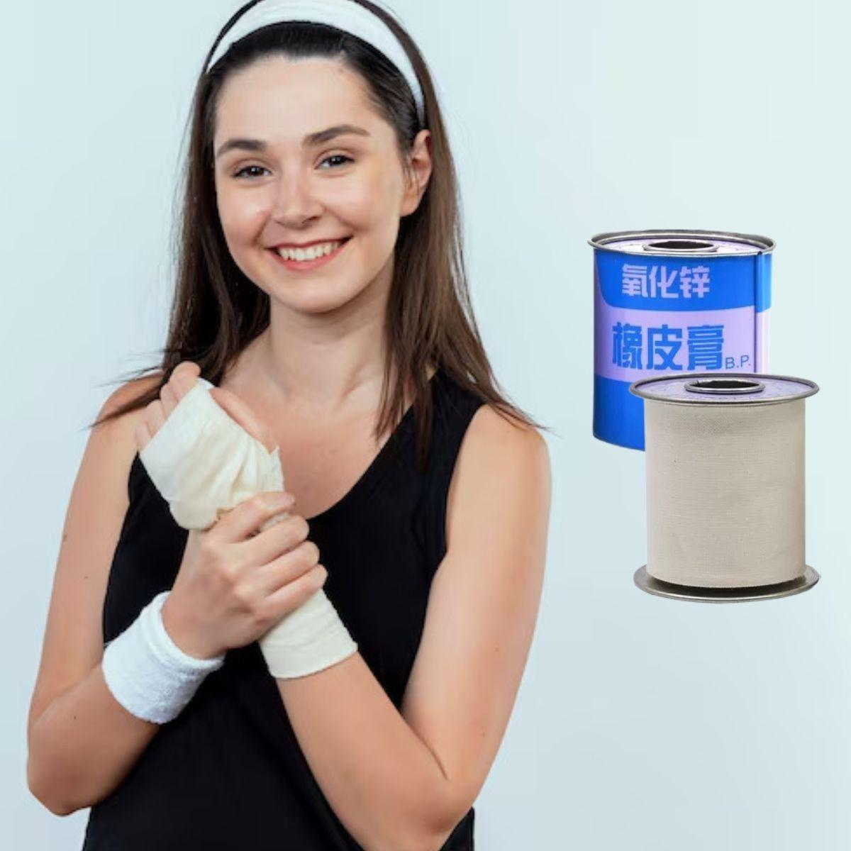 SET 5 CINTA ADHESIVA 5 CM CURA USO MEDICO FLEXIBLE SUAVE LAU-6