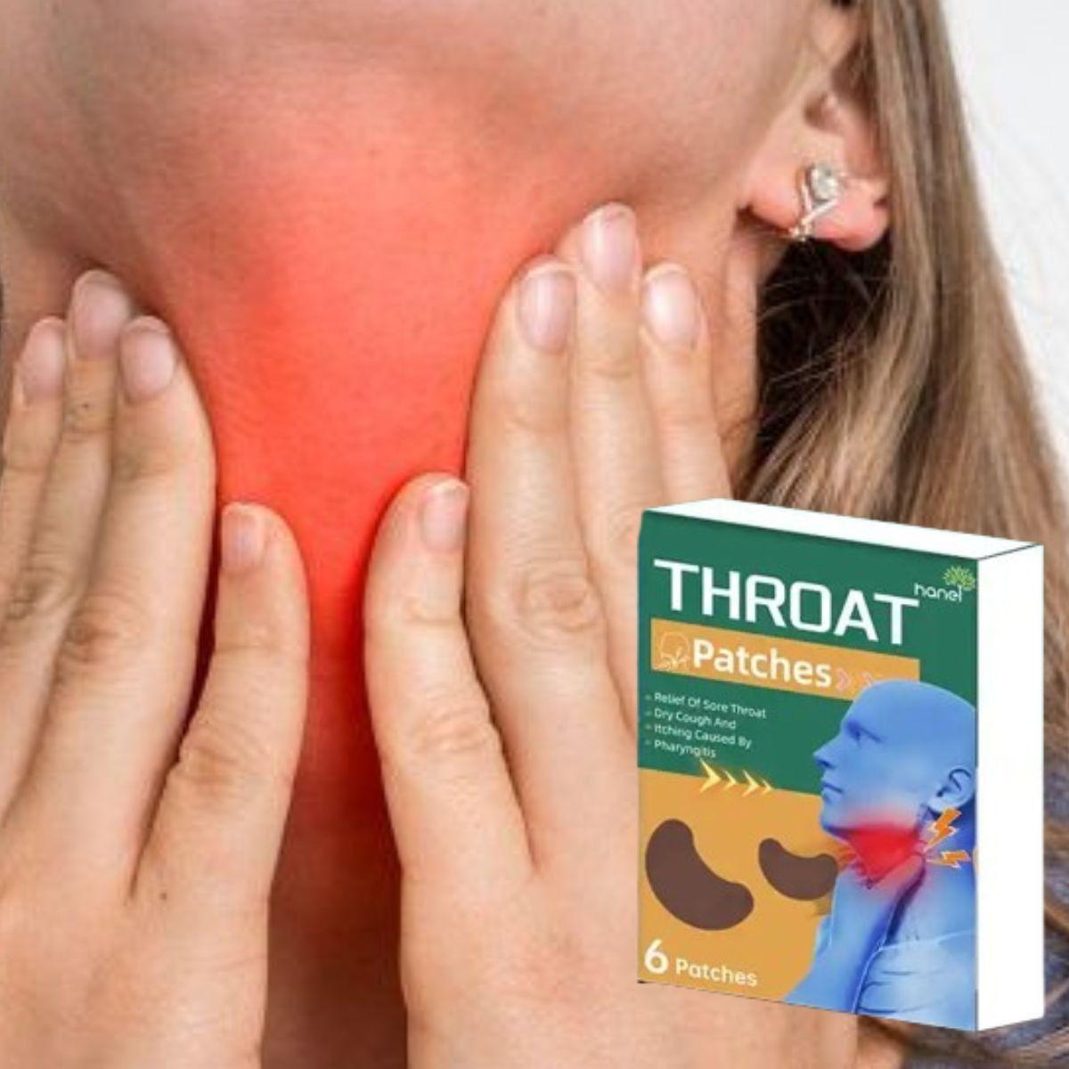 Parches Alivio Garganta Reducir Inflamación 8 Pack Jhn-4