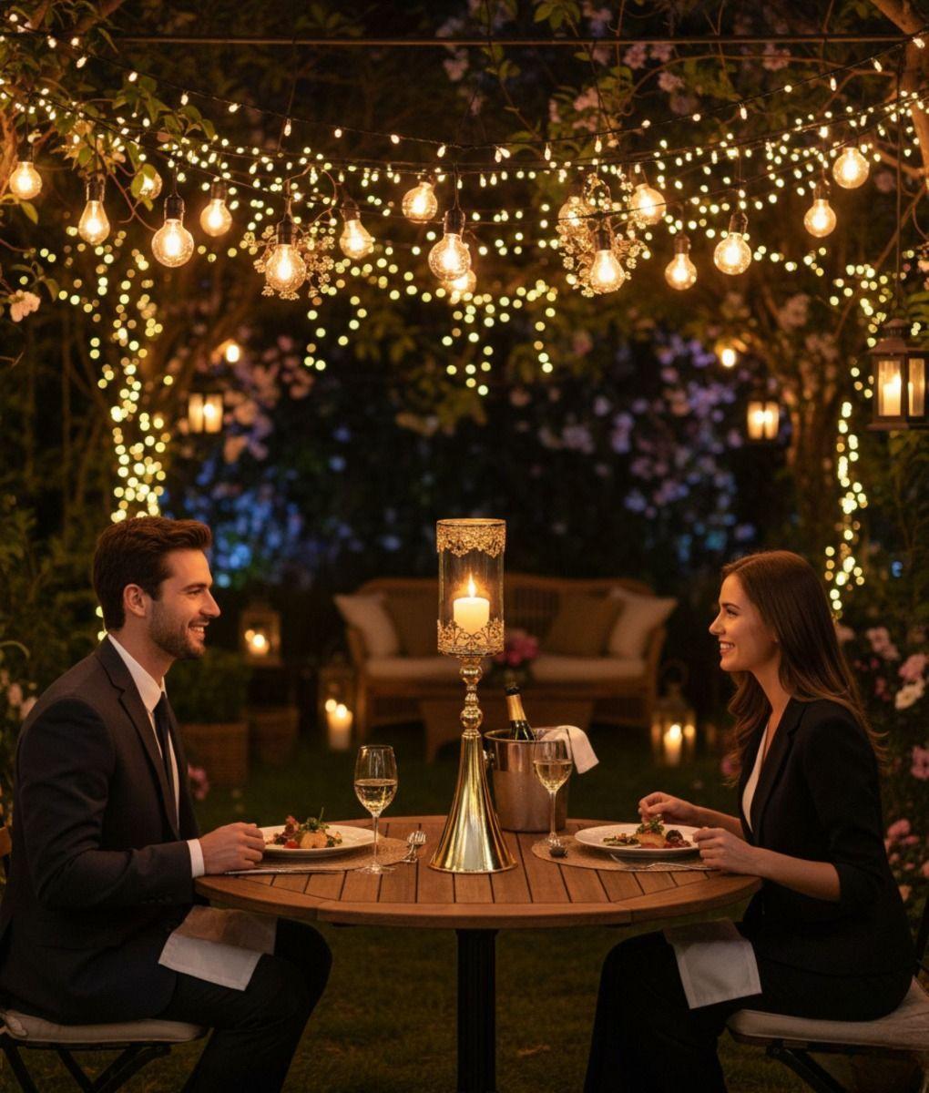 Portavelas Elegante Decorativo Copa Adorno Mesa Hogar Jhn-4