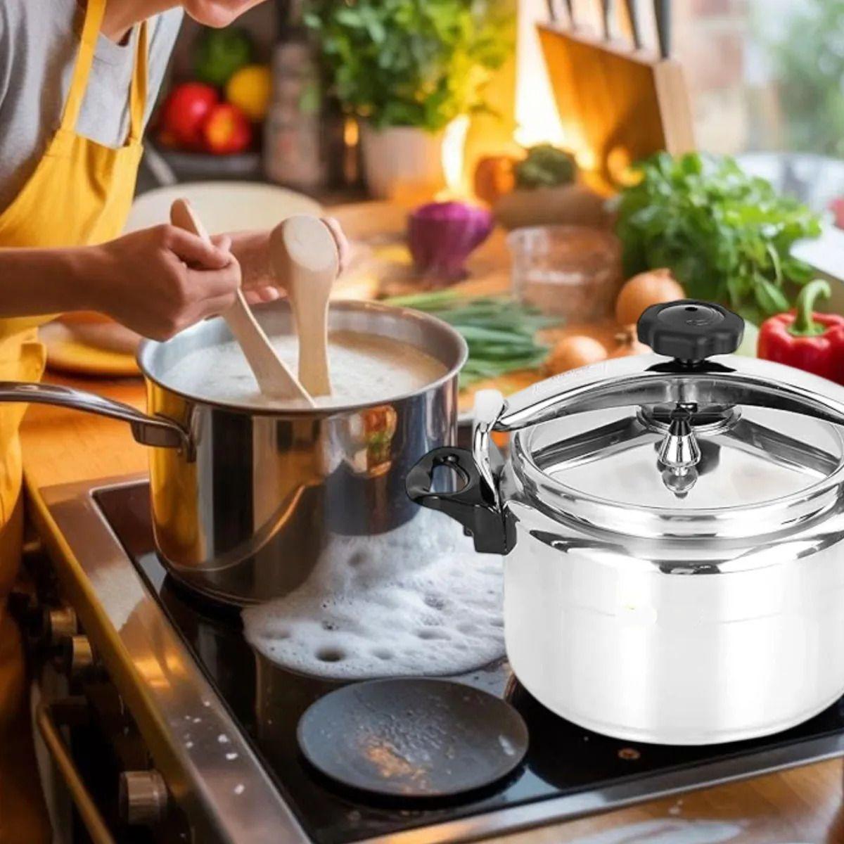 Olla Presión Cocina Doble Válvula Grande Familiar ALJ-5