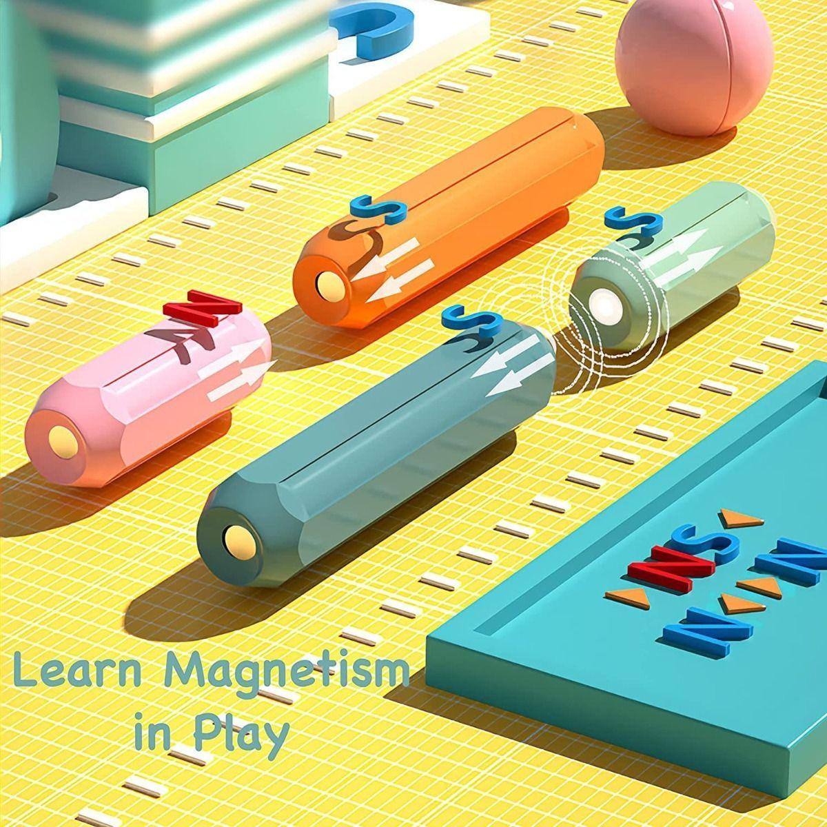 Bloques Construcción Magnéticos Ligero Juegos Luces Jhn-6