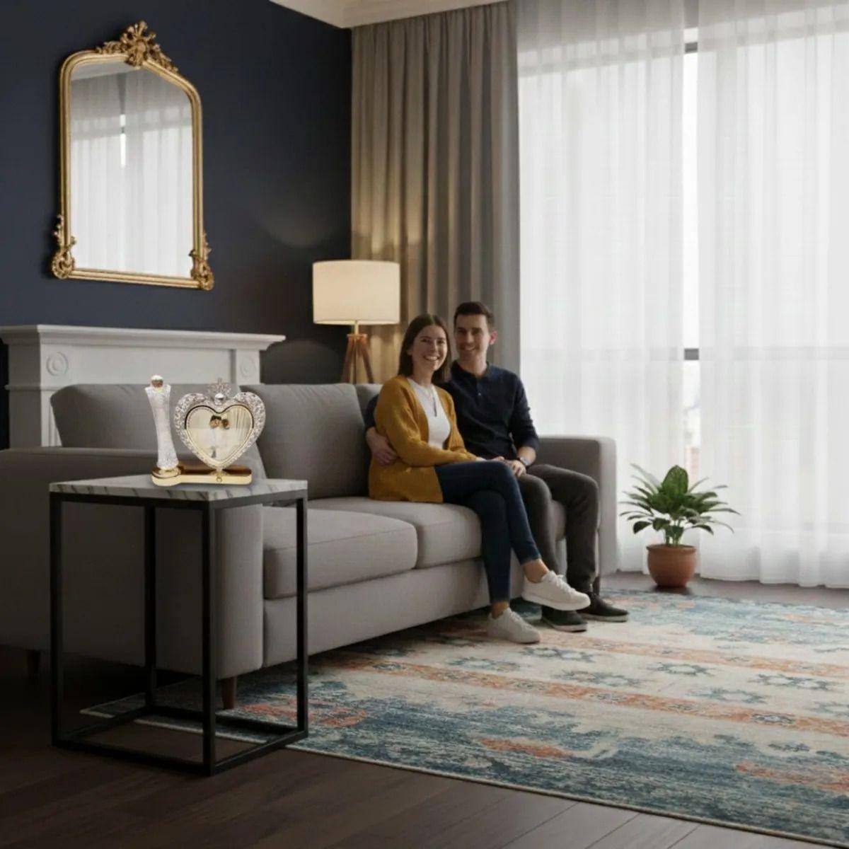 Portarretrato Marco Foto Aura Iluminación LED Decorativo Jhn-3