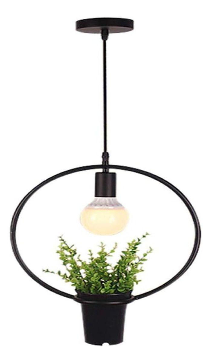 Lámpara Colgante Moderna Plantas Creativo Jardin Hogar Lau-0