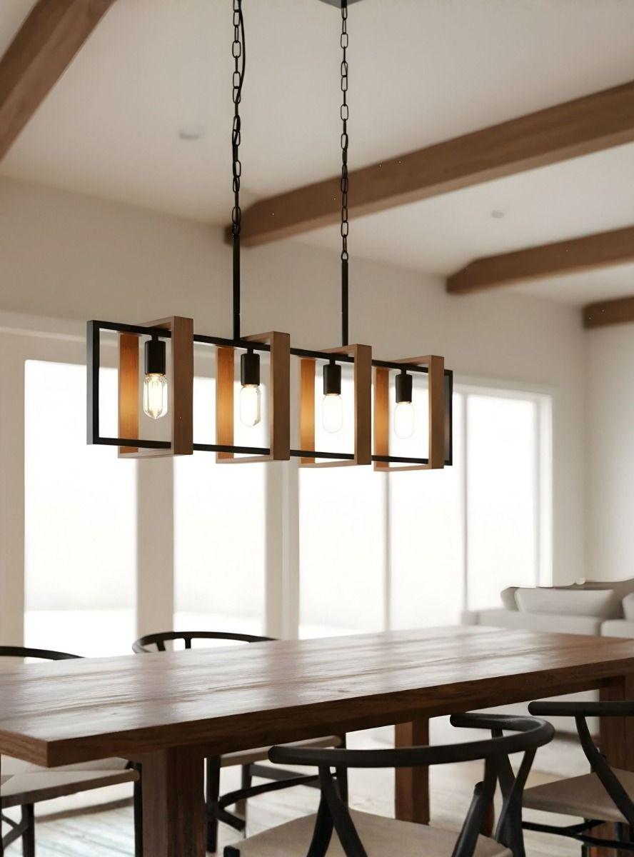 Lámpara Techo Colgante Contemporáneo Diseño Geométrico Jhn-6