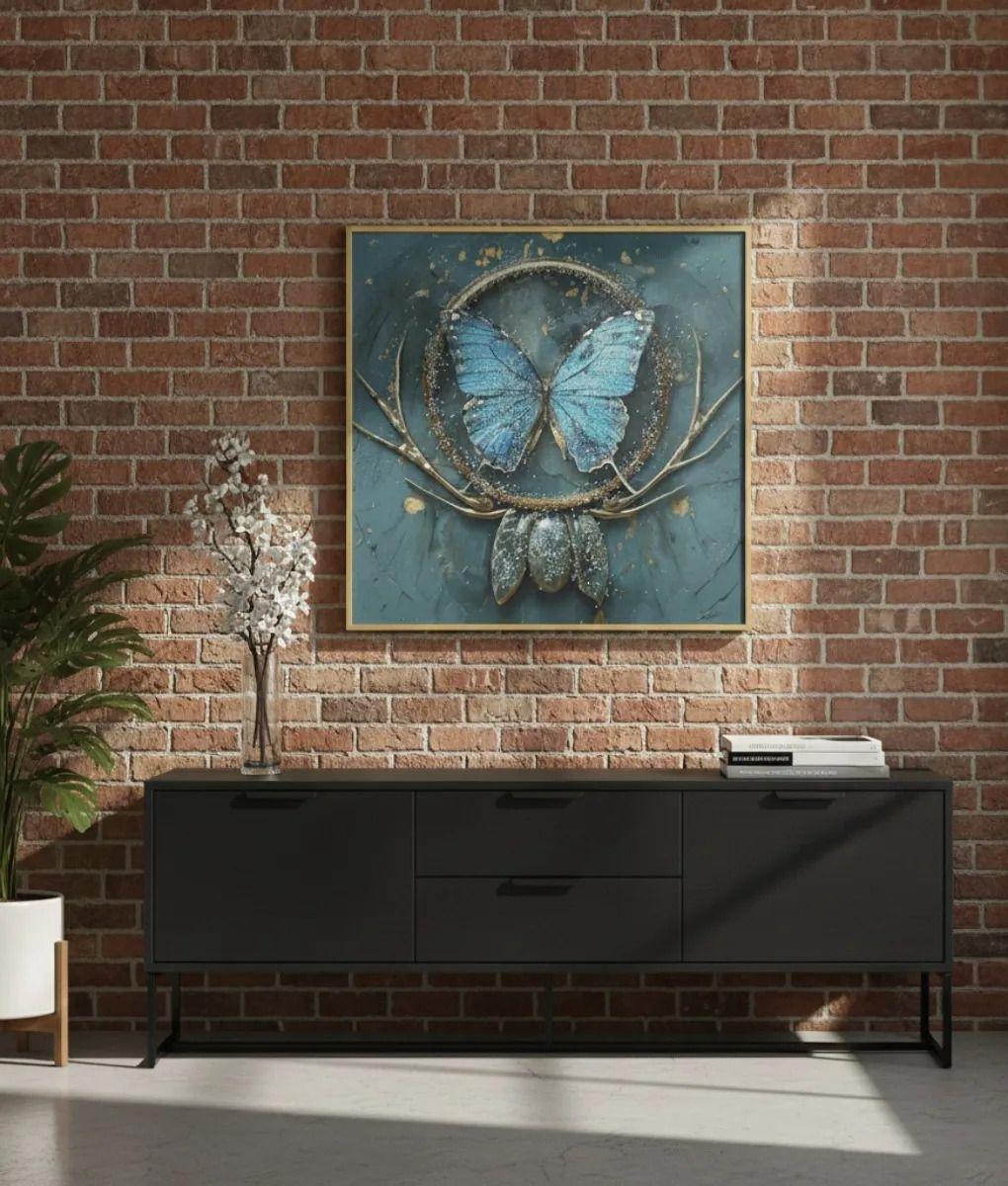 Cuadro Decorativo Pared Contemporáneo Mariposa Fantasía Jhn-8