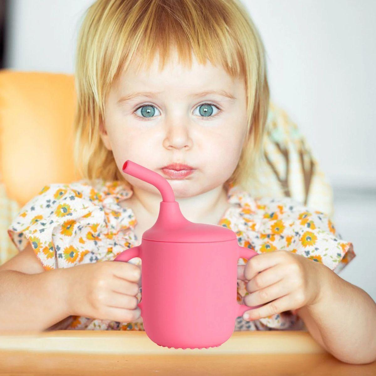 SET 2 VASO ENTRENADOR ANTIDERRAME CON ASAS BEBES LAU-2