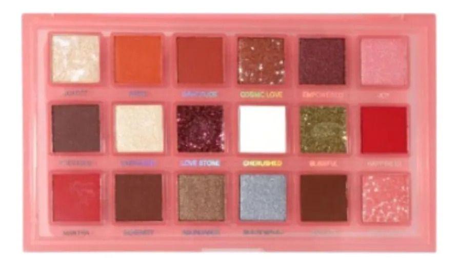 Paleta Sombras 18 Colores Alta Pigmentación Profesional ALJ-1