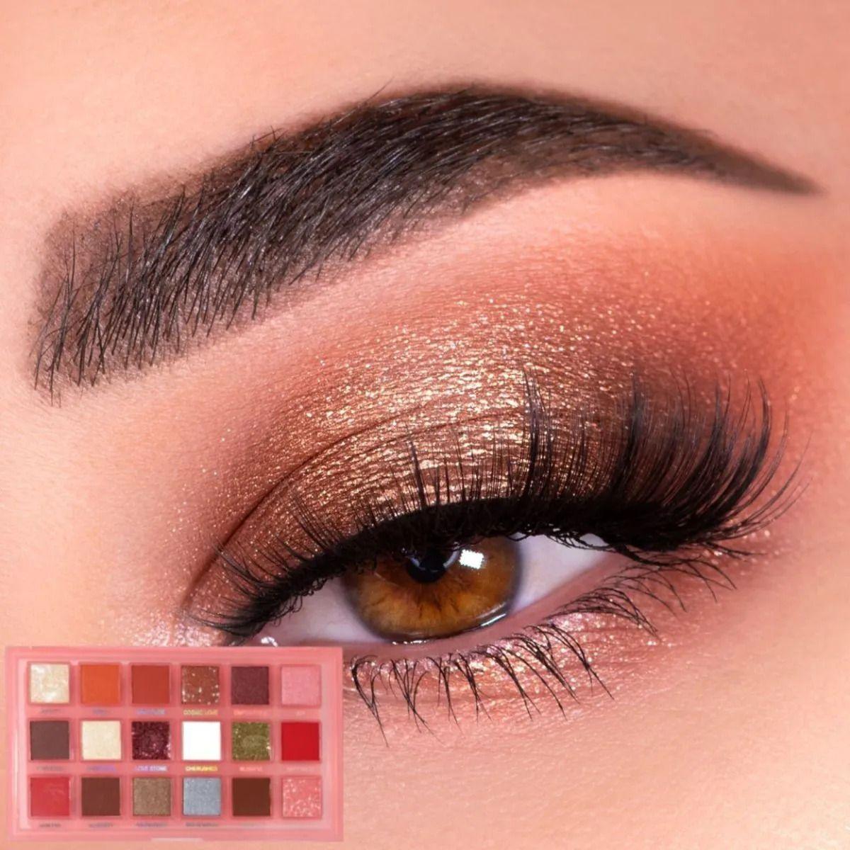 Paleta Sombras 18 Colores Alta Pigmentación Profesional ALJ-3