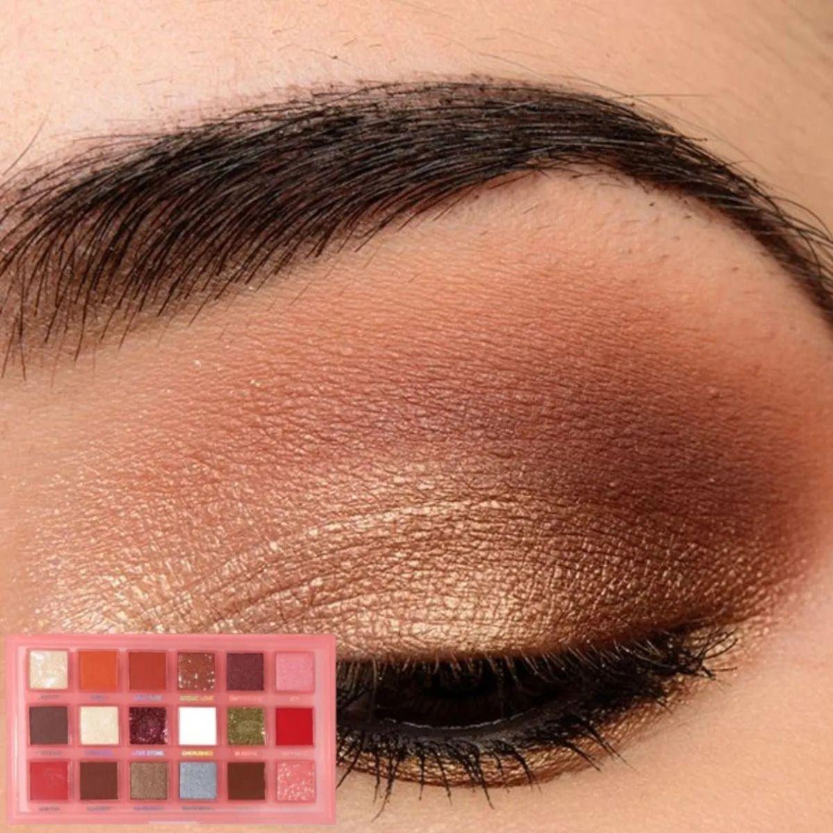 Paleta Sombras 18 Colores Alta Pigmentación Profesional ALJ-4