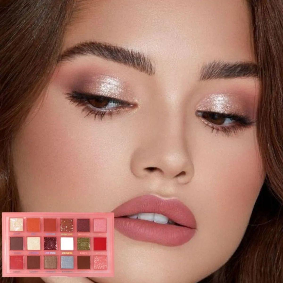 Paleta Sombras 18 Colores Alta Pigmentación Profesional ALJ-5