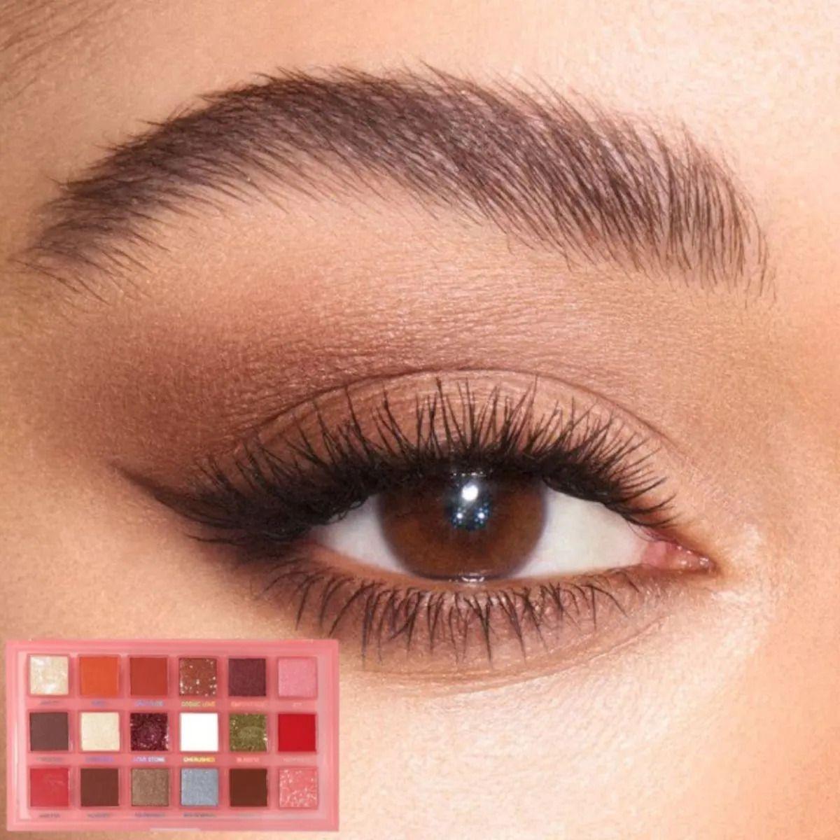 Paleta Sombras 18 Colores Alta Pigmentación Profesional ALJ-6