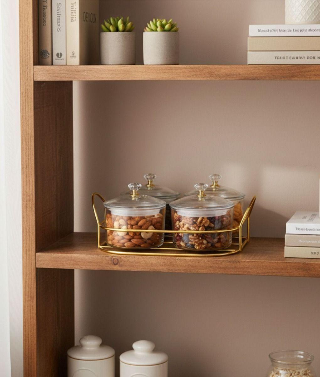 Juego Frasco Decorativo Multifuncional Adorno Moderno Jhn-9