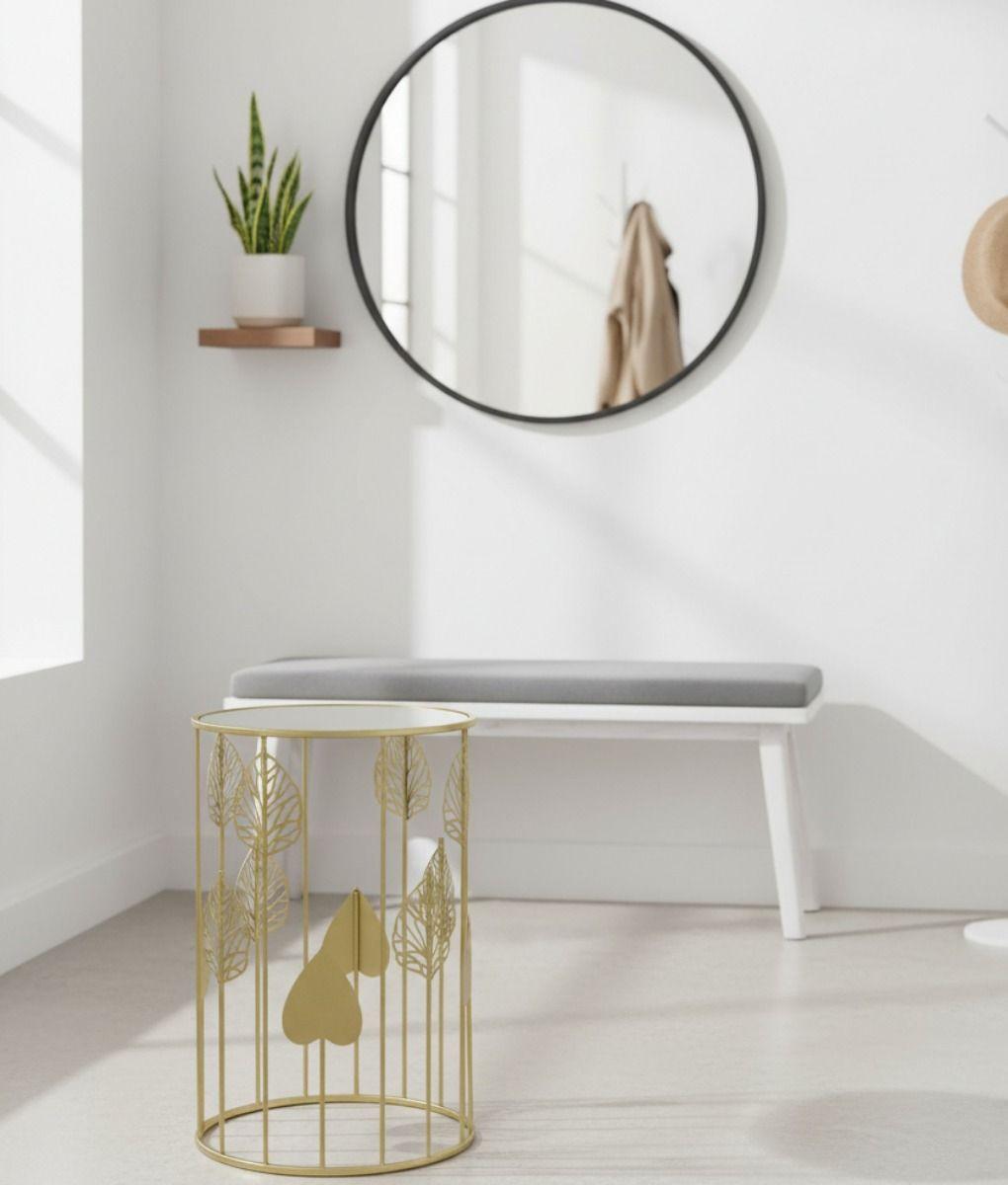 Set 2 Mesa Centro Auxiliar Diseño Botánico Decoración Jhn-7