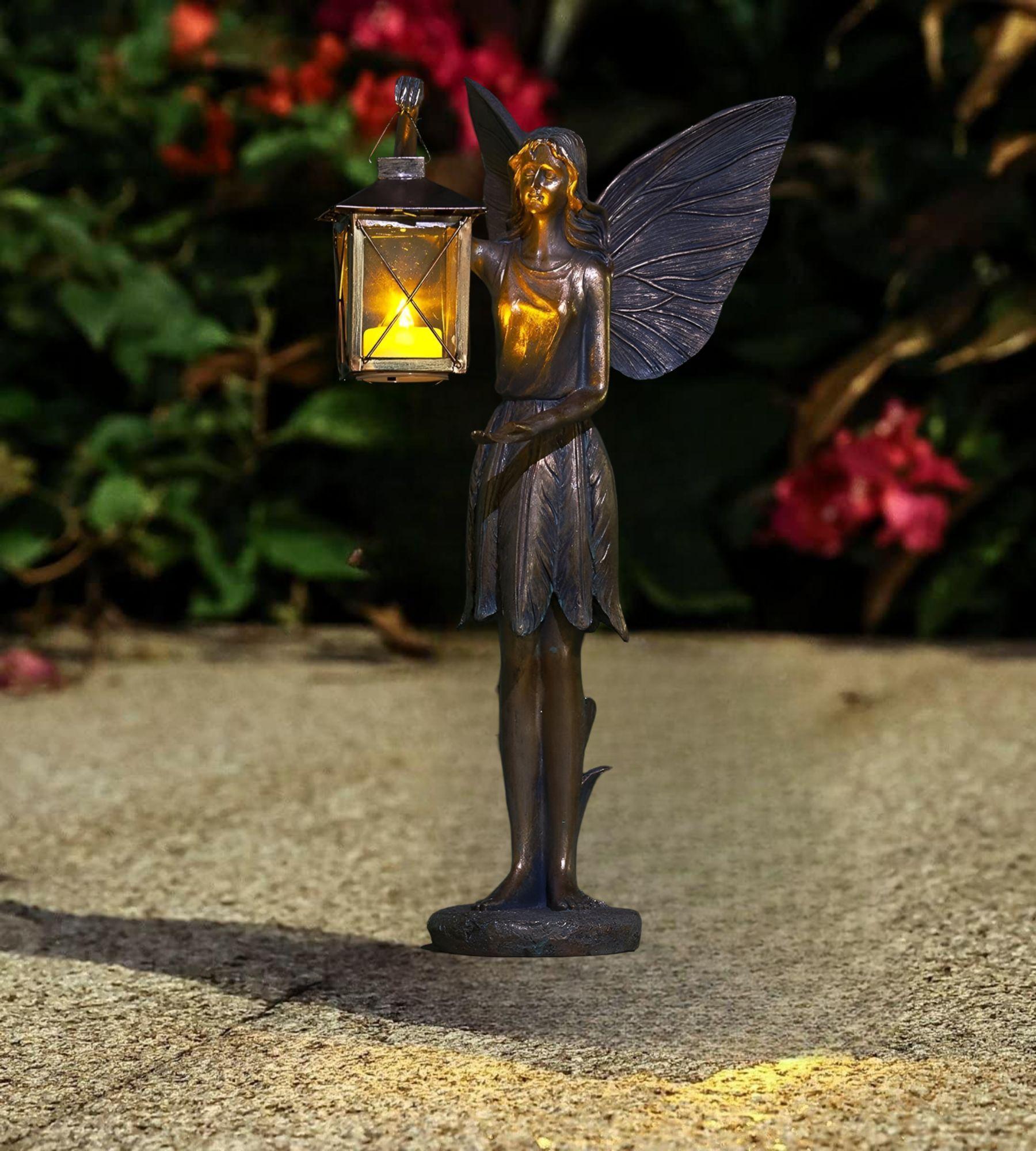 Figura Escultura Ángel Alado Estatua Decorativa Hadas Jhn-4