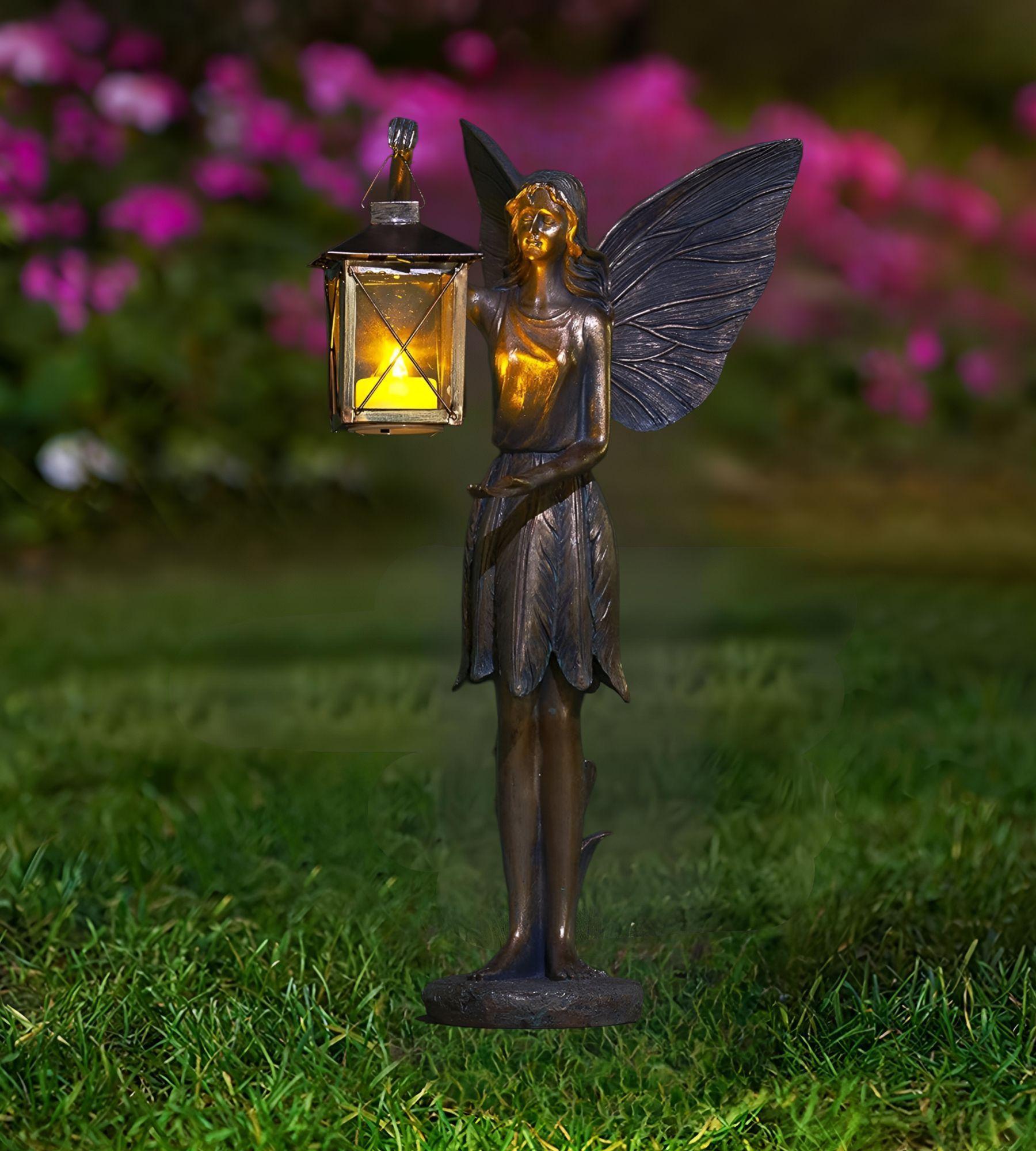 Figura Escultura Ángel Alado Estatua Decorativa Hadas Jhn-7