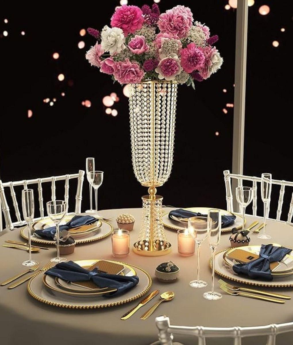 Florero Decorativo Alto Soporte Flores Centro Mesa 82cm Jhn-6