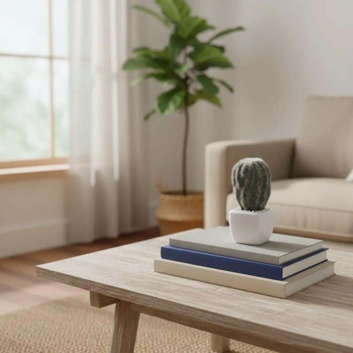 Planta Artificial Cactus Mini Decorativo Minimalista Jhn-6