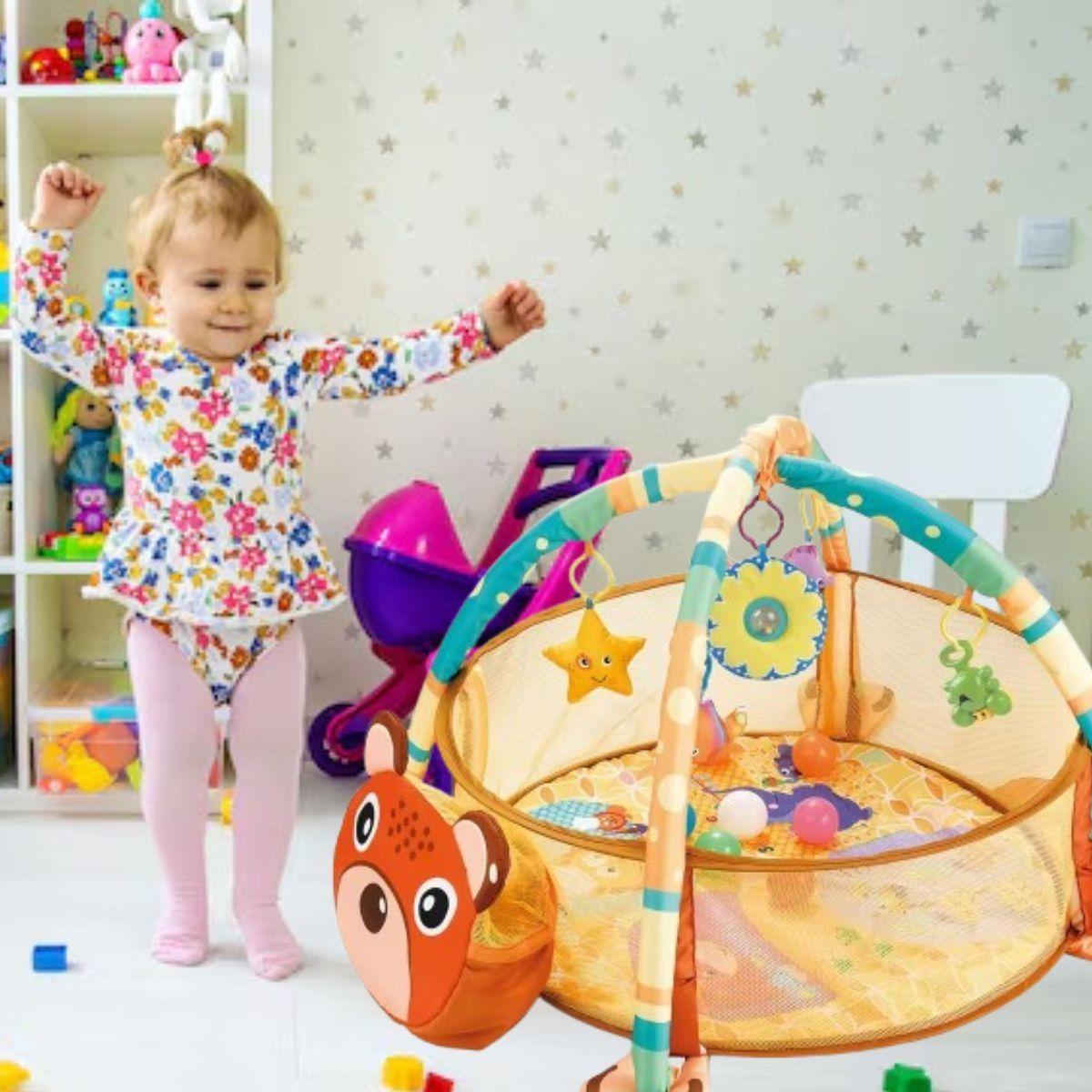 CENTRO DE ACTIVIDAD GIMNASIO DE PELOTAS 3 EN 1 BEBE LAU-3