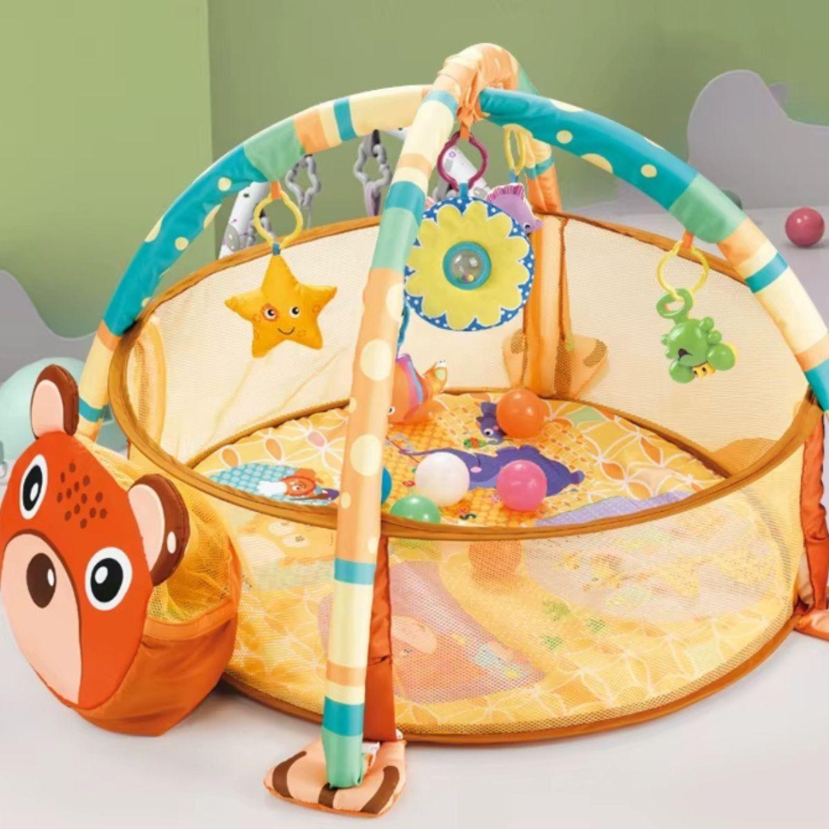 CENTRO DE ACTIVIDAD GIMNASIO DE PELOTAS 3 EN 1 BEBE LAU-8