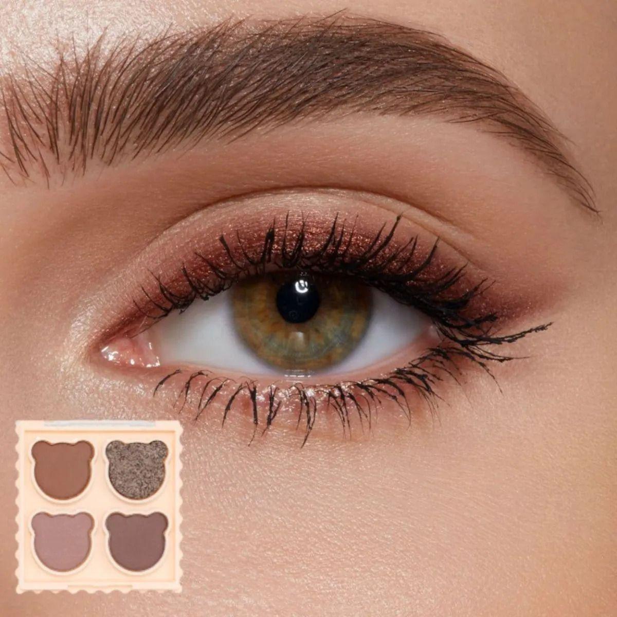 Paq 24 Paletas Sombras Ojos Osito Teddy Glam Compacto ALJ-0