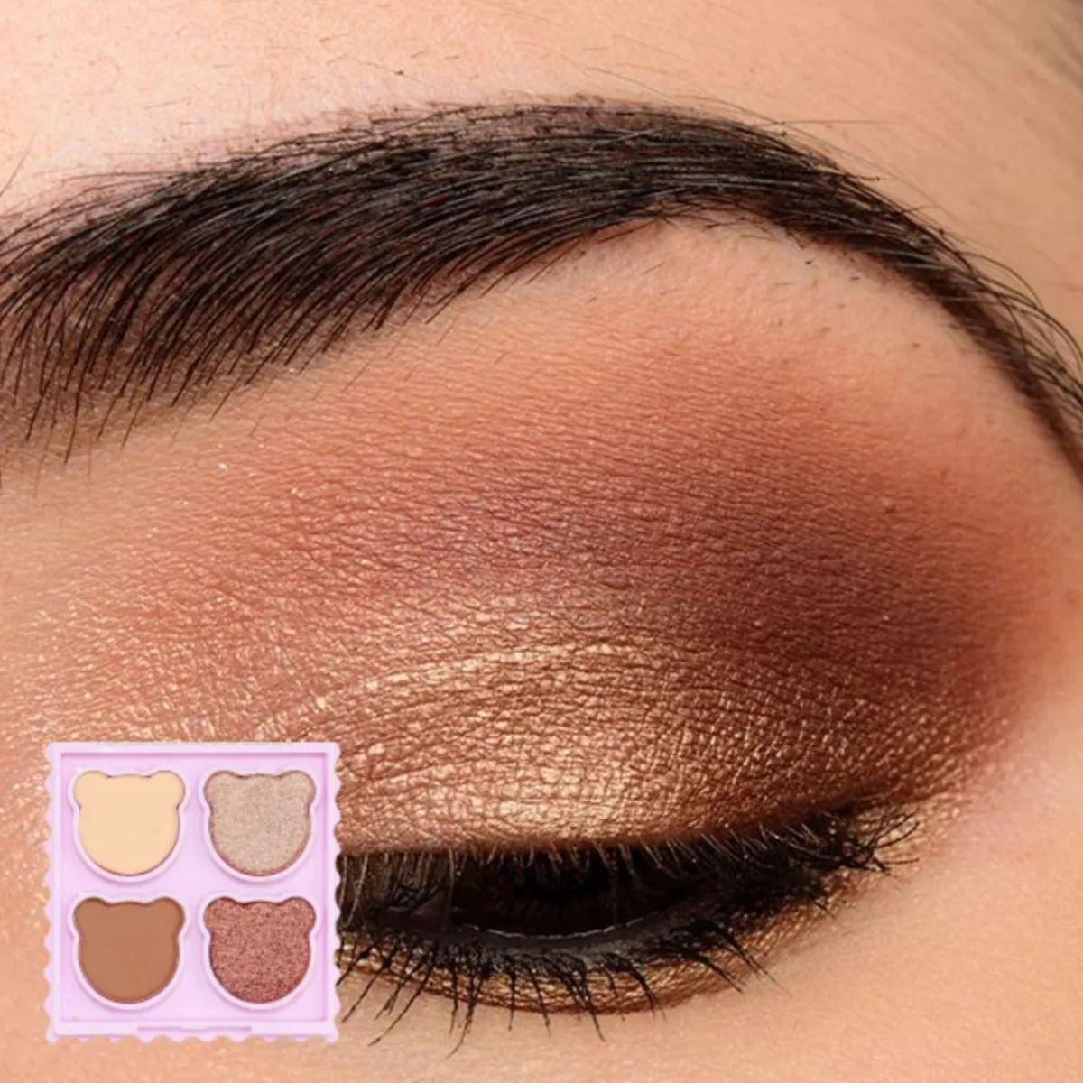 Paq 24 Paletas Sombras Ojos Osito Teddy Glam Compacto ALJ-5