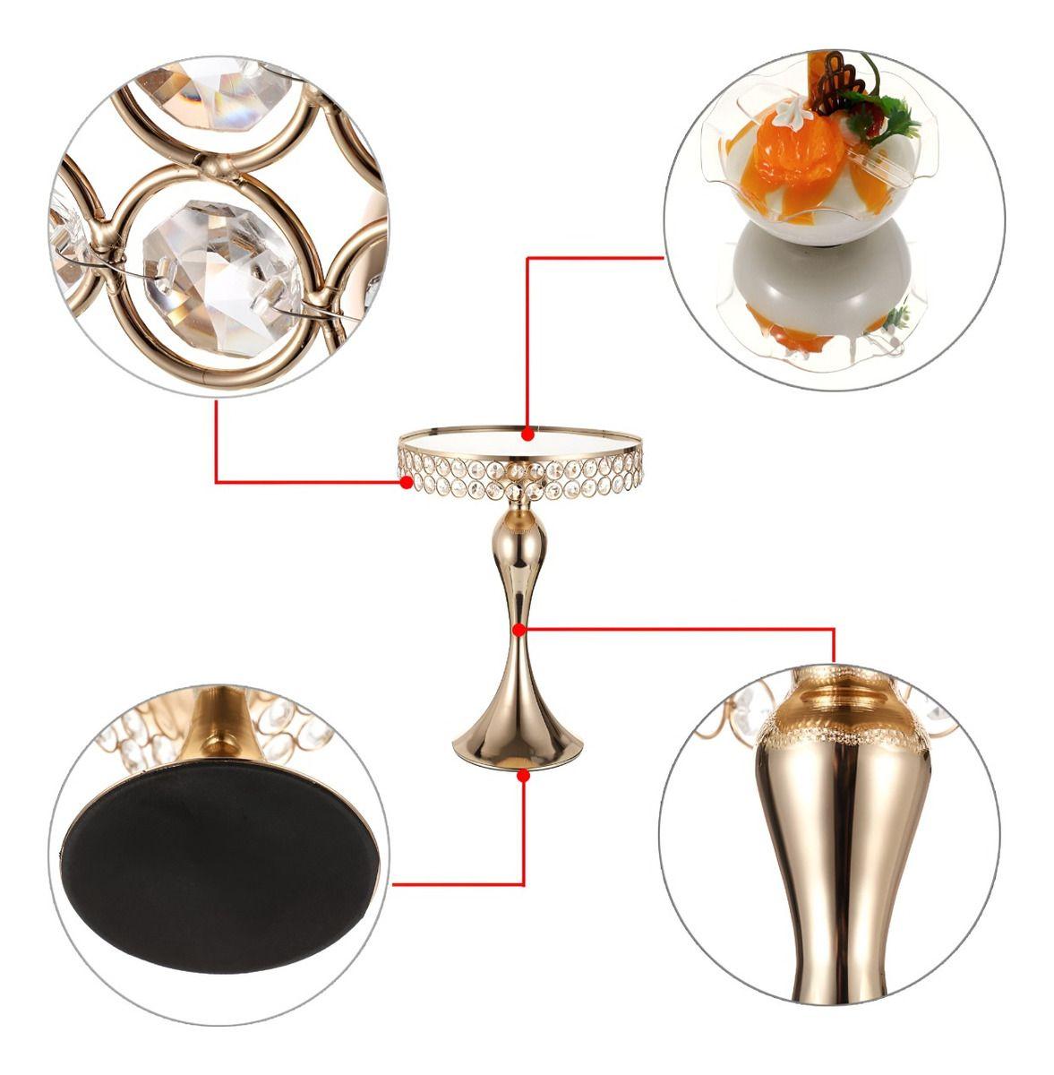 Soporte Exhibición Pastel Superficie Espejo Mesa 41cm Jhn-5