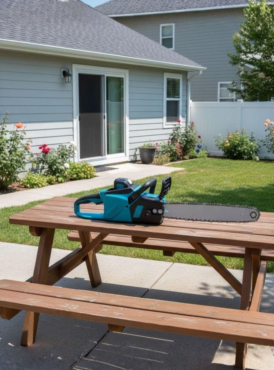 Motosierra Inalámbrica Alto Rendimiento Ergonómica Jhn-5