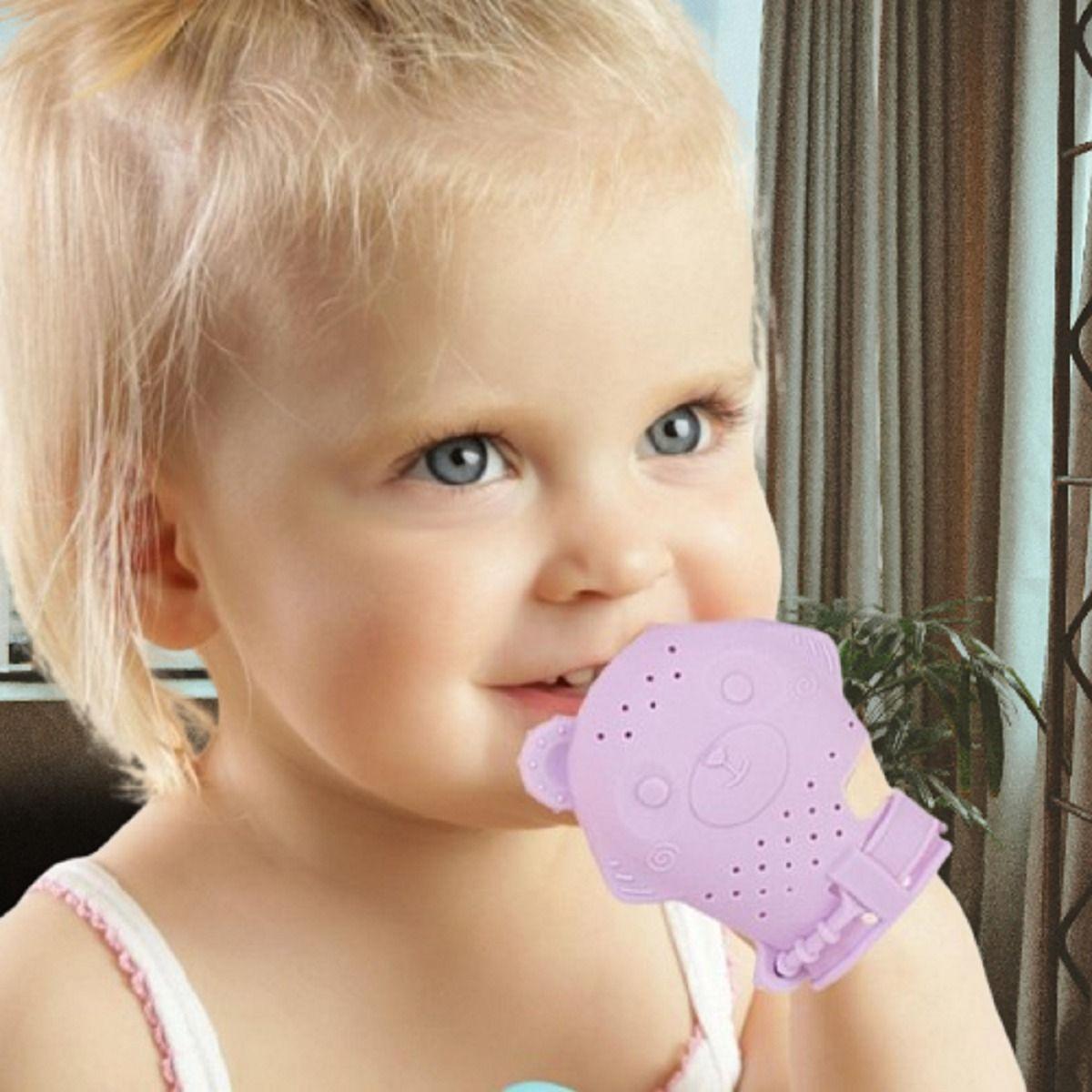 Set 4 Mordedor Guantes Alivio Encias Comodo Bebe Lau-9