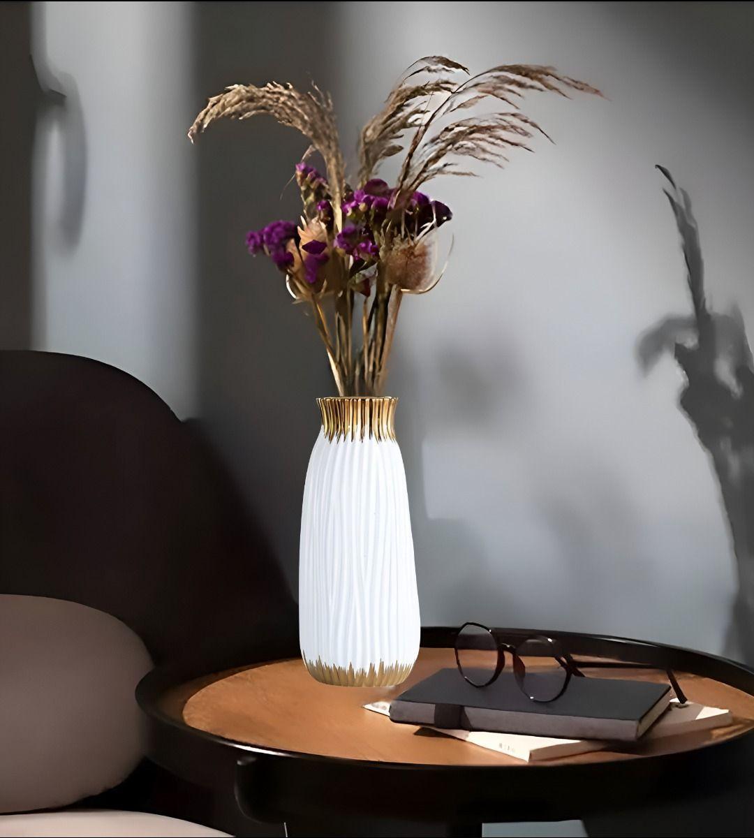 Florero Jarrón Cilíndrico Moderno hogar Decorativo 20cm Jhn-6