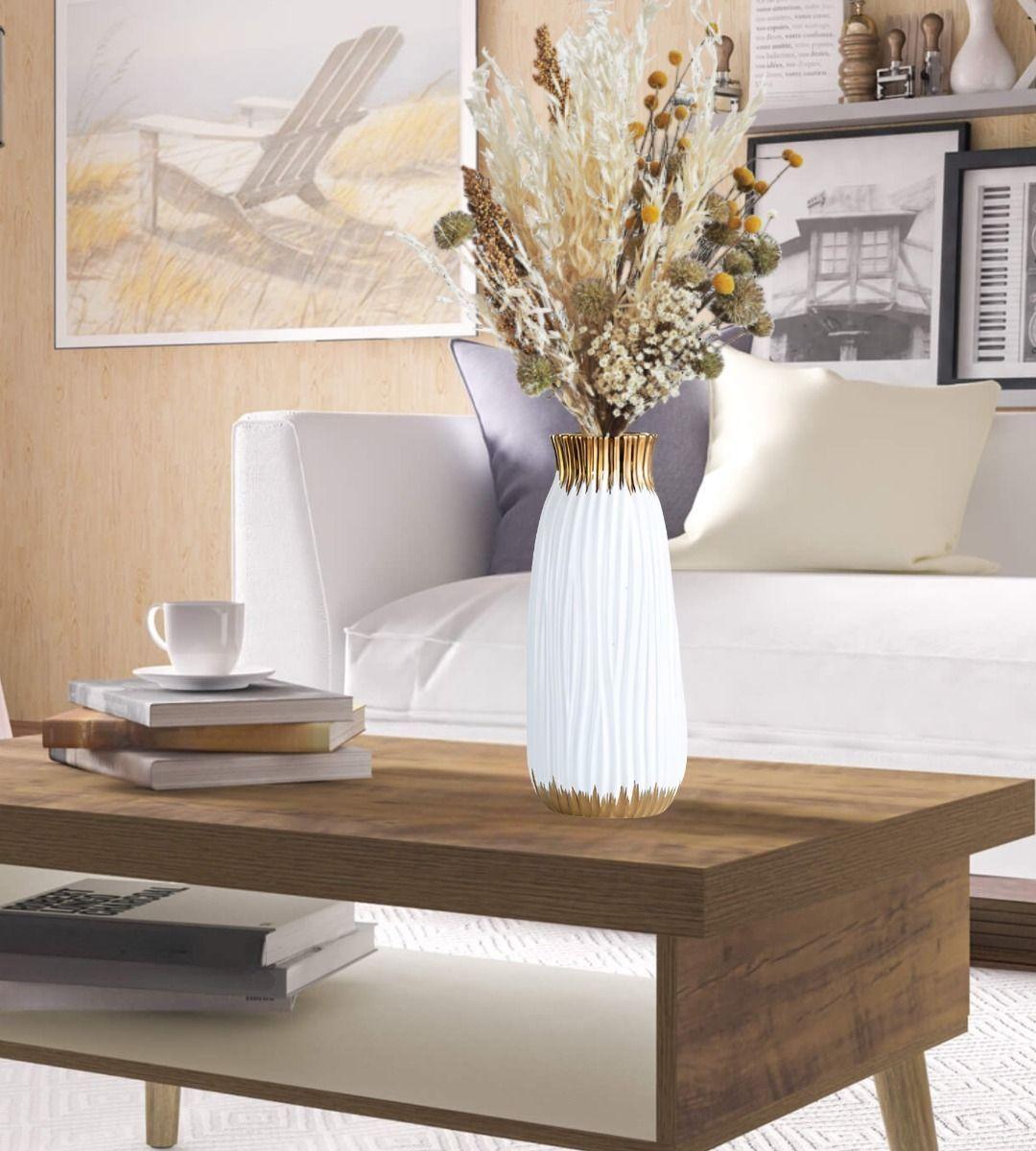 Florero Jarrón Cilíndrico Moderno hogar Decorativo 20cm Jhn-8