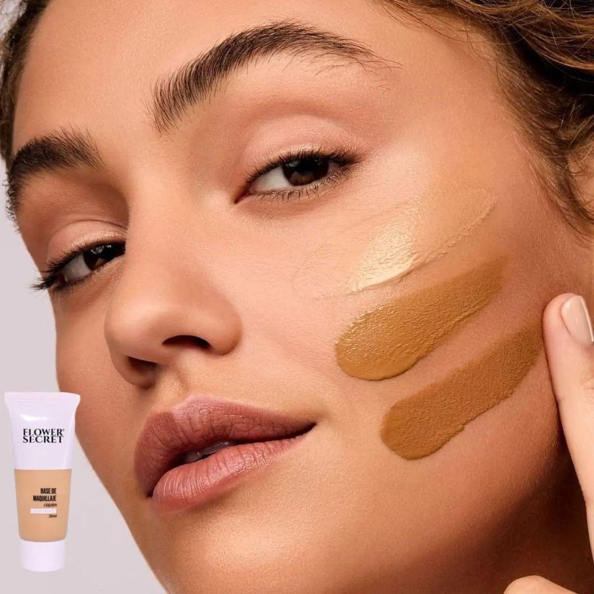 PACK 4 BASES DE MAQUILLAJE LIQUIDA COBERTURA LIGERA 30ML LAU-7