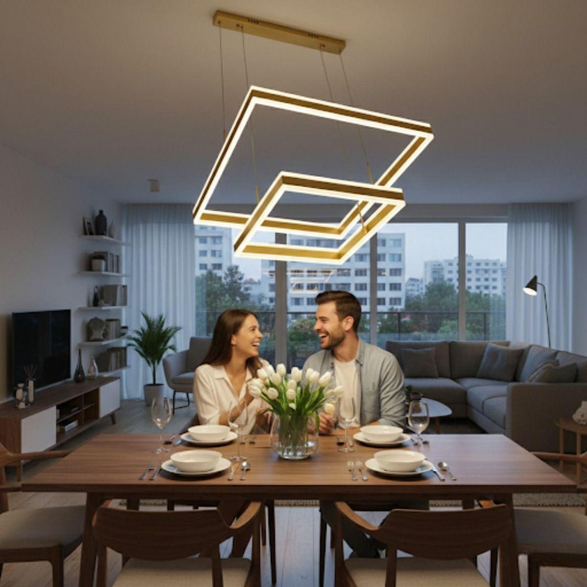 Lámpara Techo Colgante Geométrica Moderna Decorativa Jhn-5